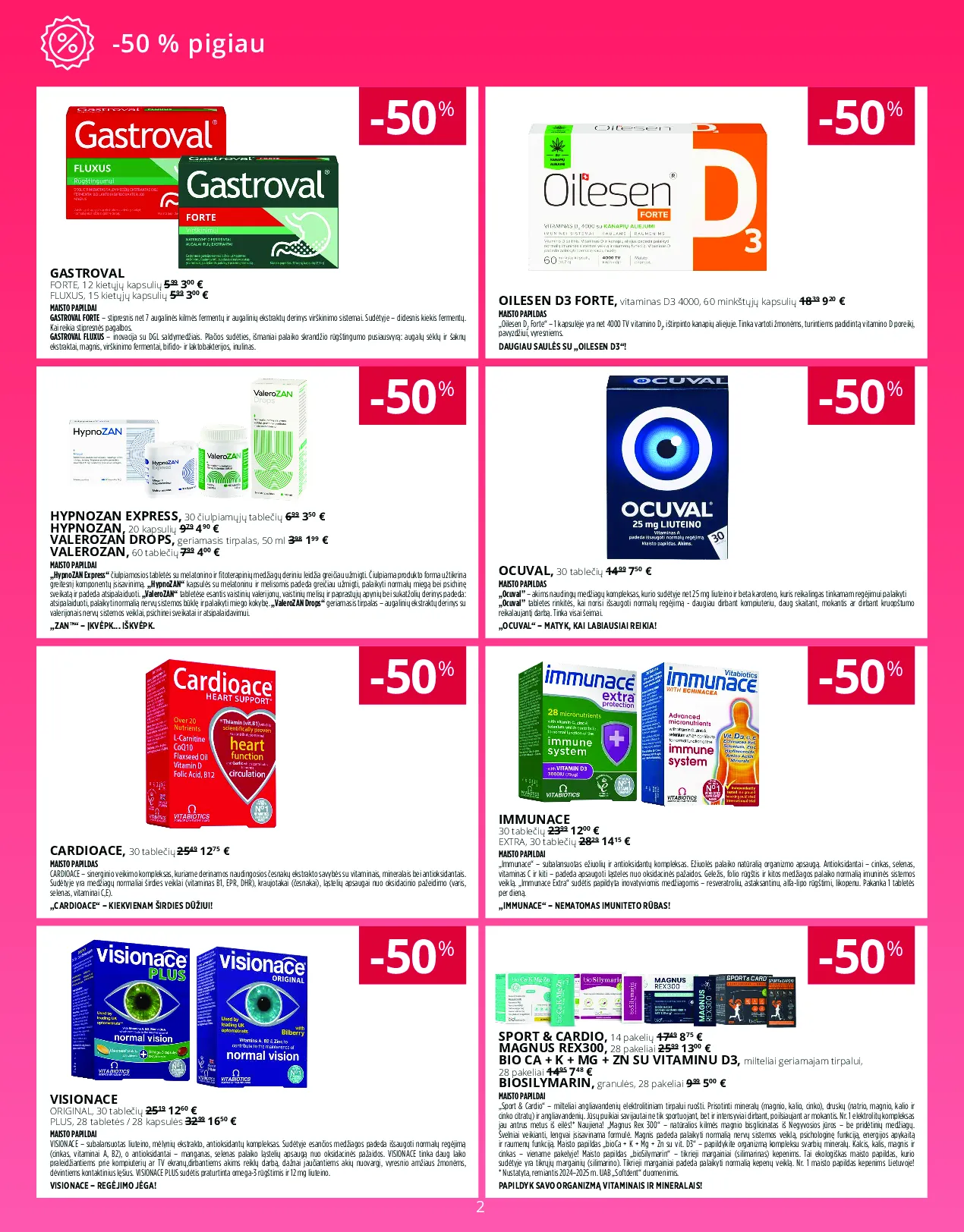 Norfa vaistinės leidinys – 2 psl.