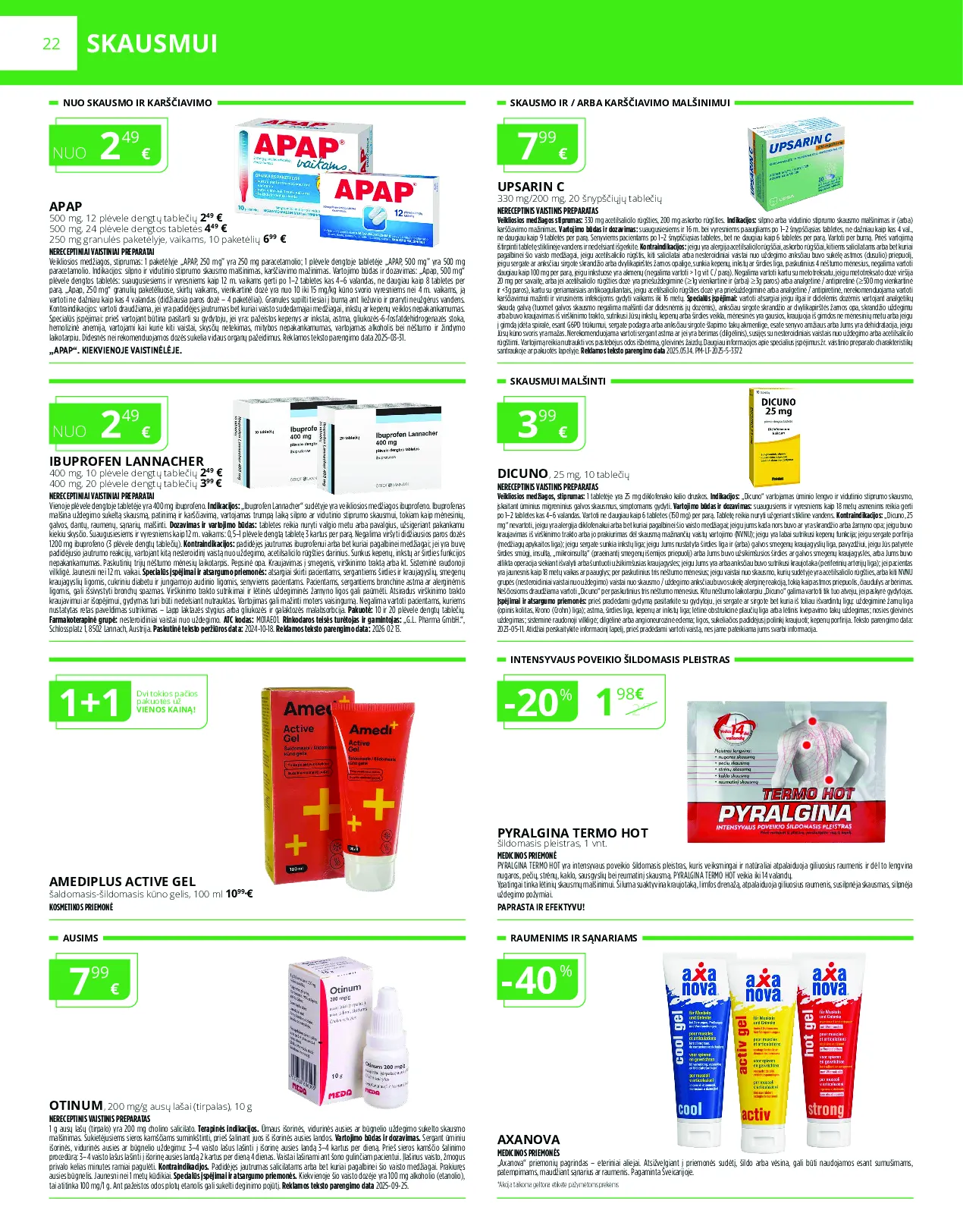 Norfa vaistinės leidinys – 22 psl.