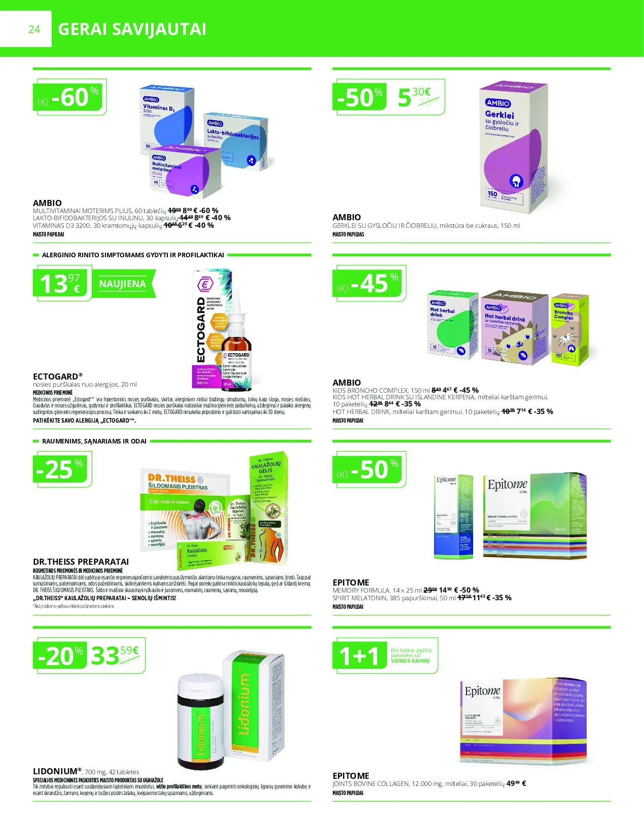 Norfa vaistinės leidinys – 24 psl.