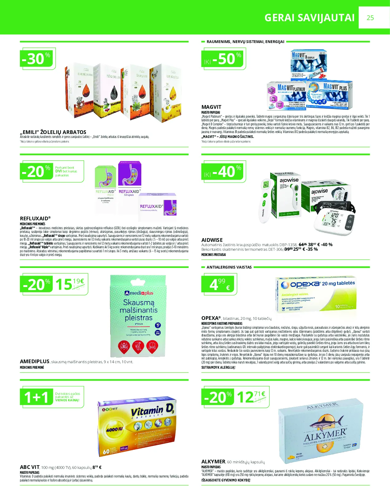 Norfa vaistinės leidinys – 25 psl.