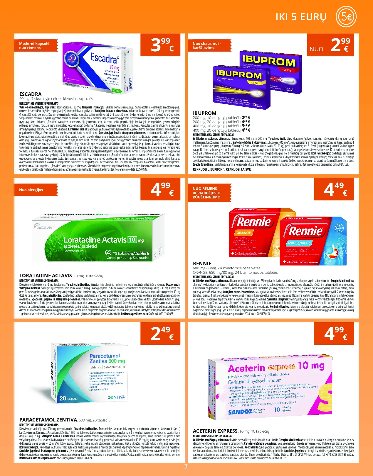 Norfa vaistinės leidinys – 3 psl.