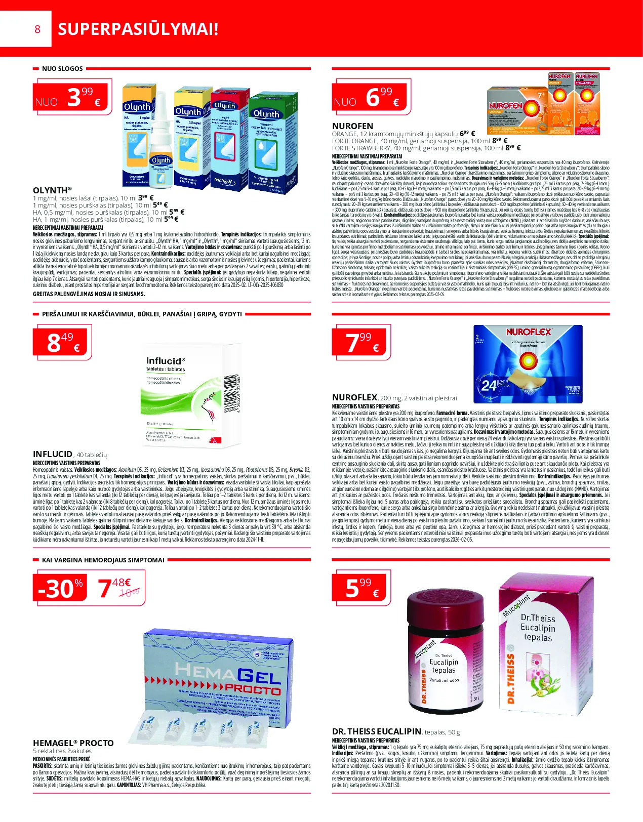 Norfa vaistinės leidinys – 8 psl.