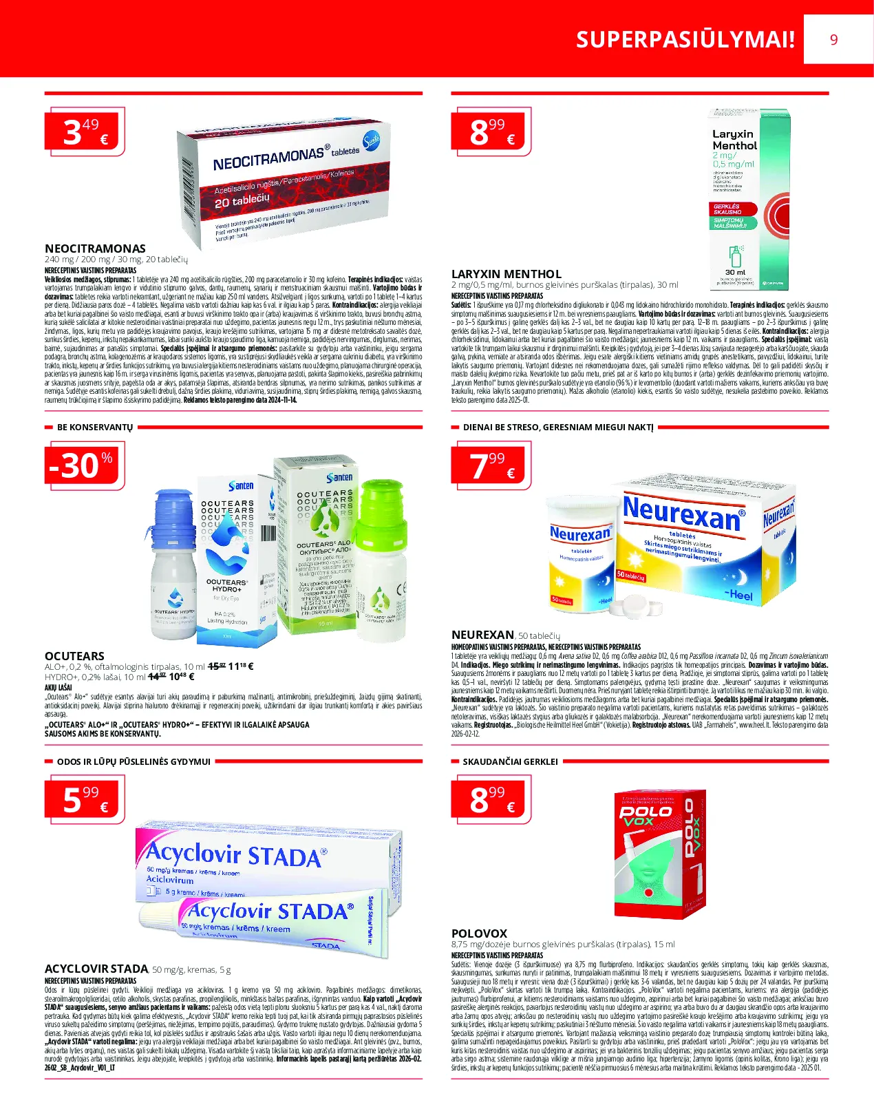 Norfa vaistinės leidinys – 9 psl.