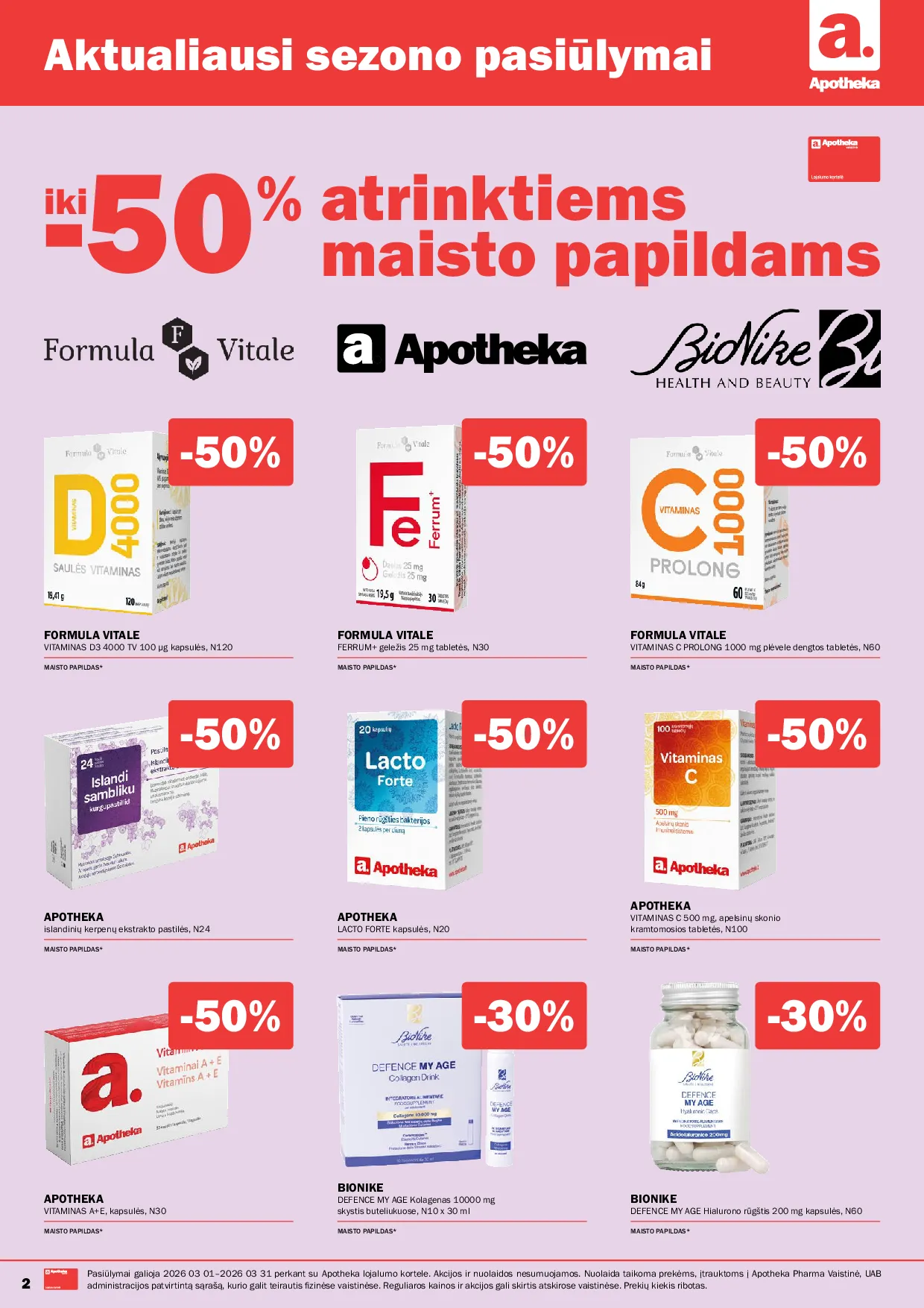 Apotheka leidinys – 2 psl.