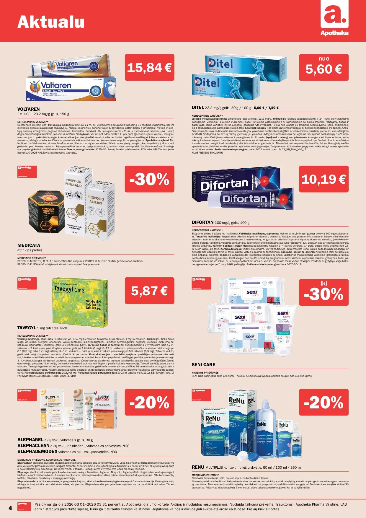 Apotheka leidinys – 4 psl.