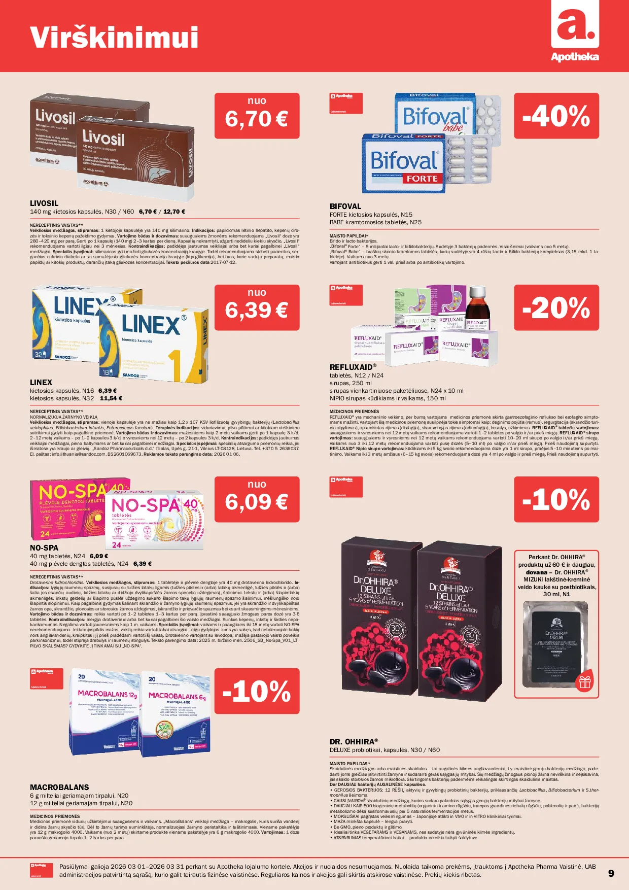 Apotheka leidinys – 9 psl.