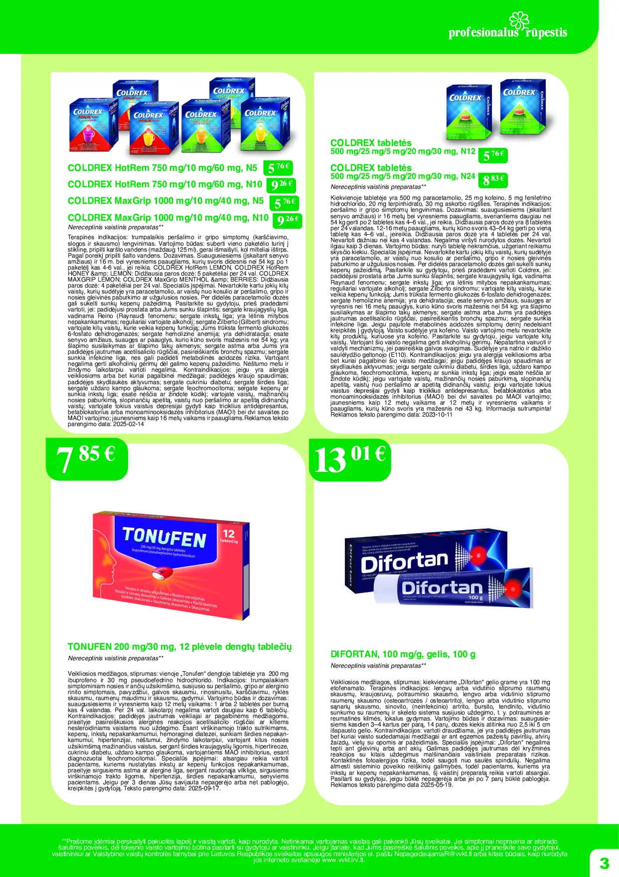 Ramunėlės vaistinės leidinys – 3 psl.