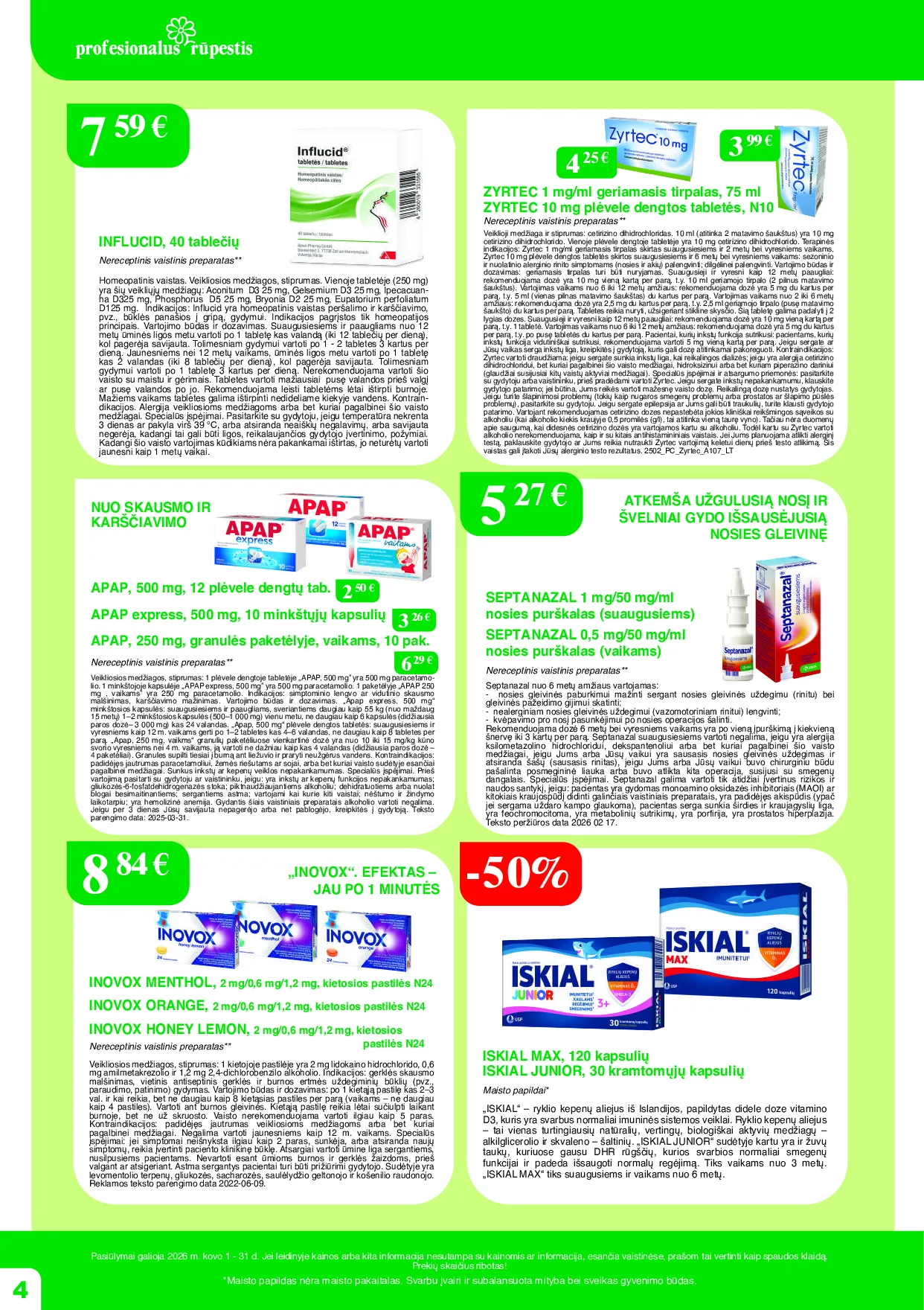 Ramunėlės vaistinės leidinys – 4 psl.