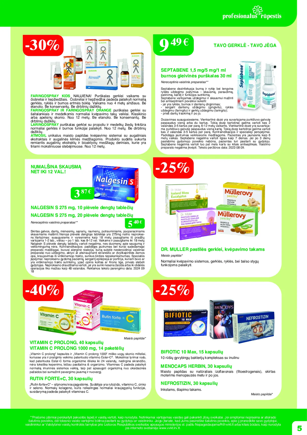 Ramunėlės vaistinės leidinys – 5 psl.