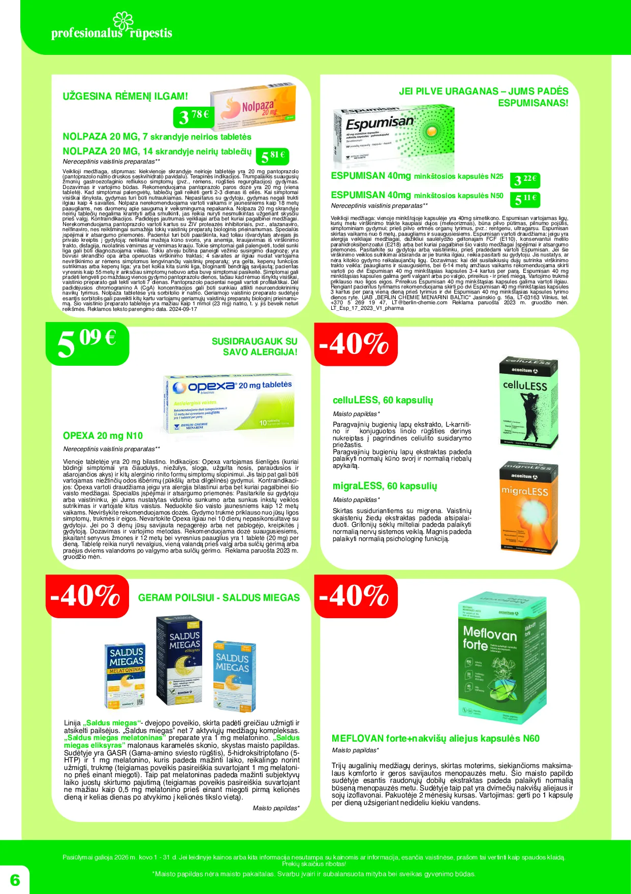 Ramunėlės vaistinės leidinys – 6 psl.