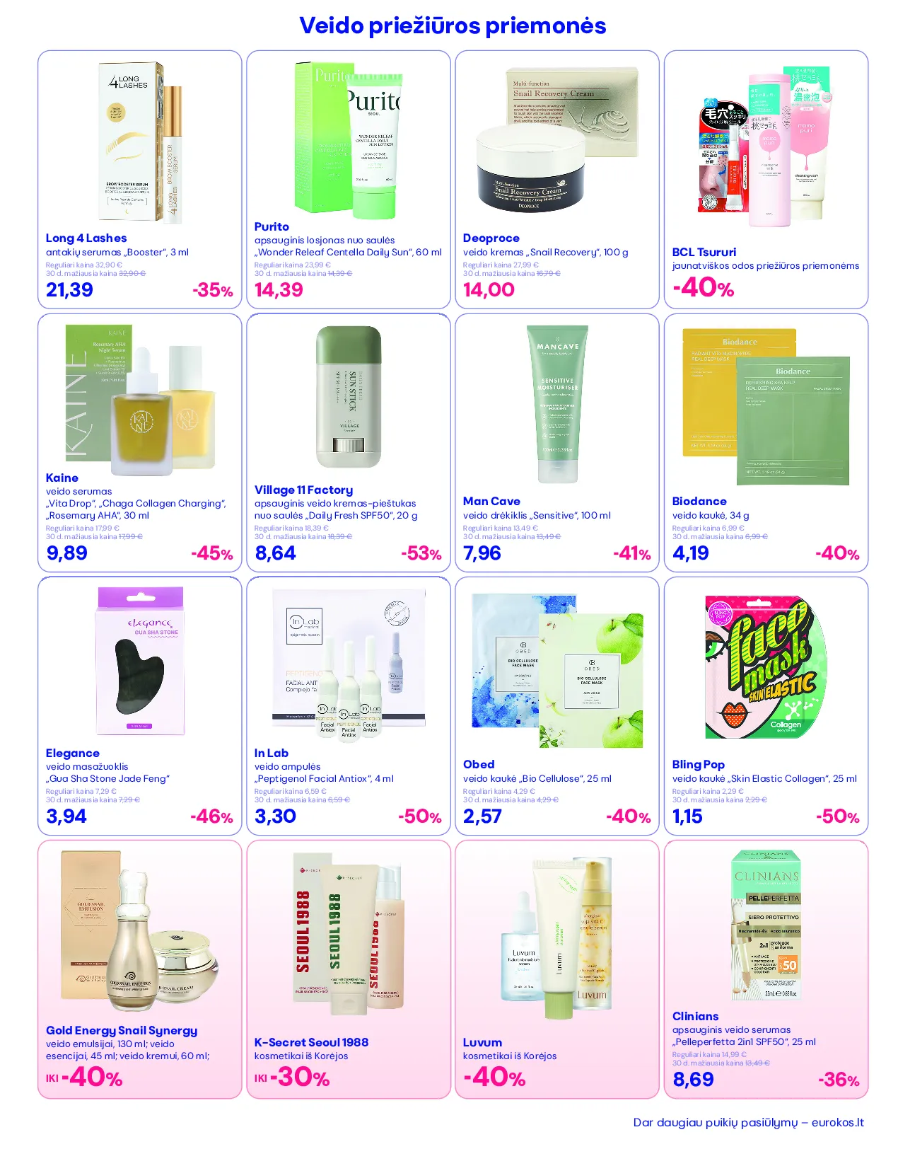 Eurokos akcijos šią savaitę. Galioja nuo 2026-03-30 iki 2026-04-29 – 11 psl.