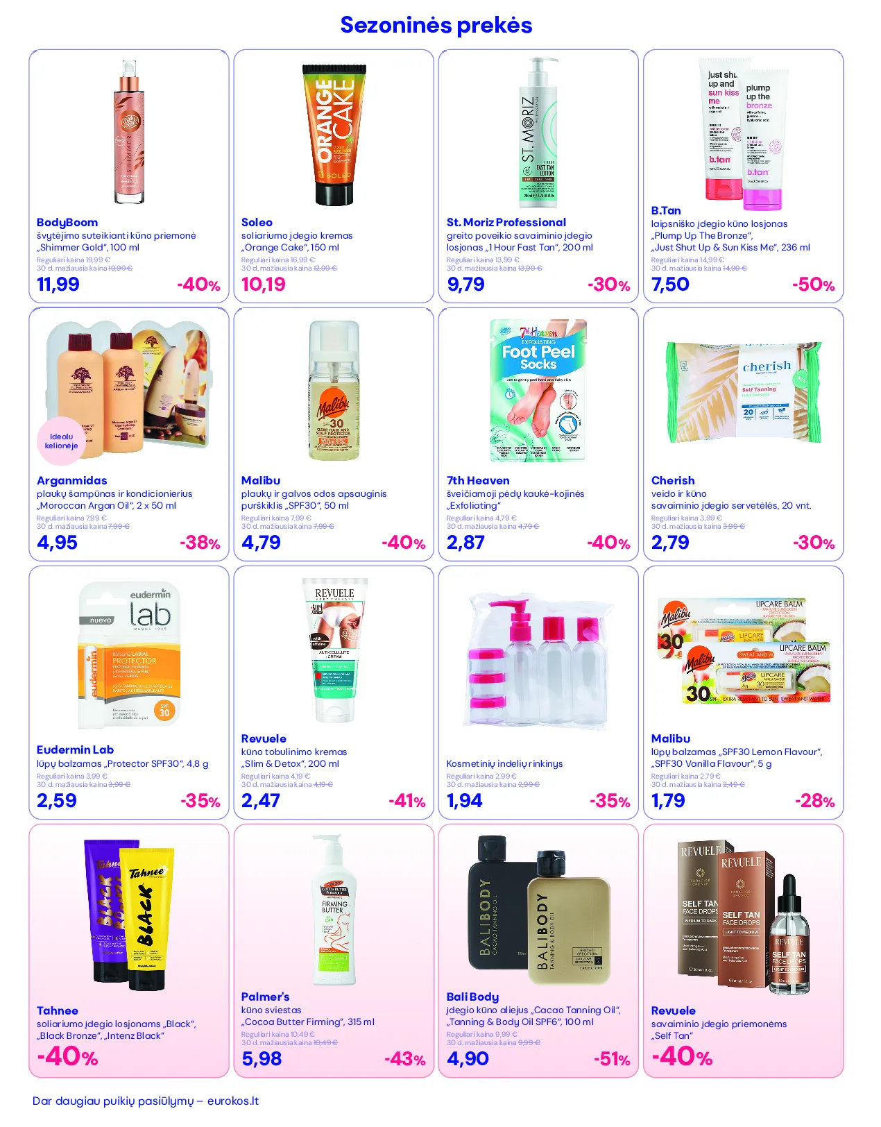 Eurokos akcijos šią savaitę. Galioja nuo 2026-03-30 iki 2026-04-29 – 14 psl.