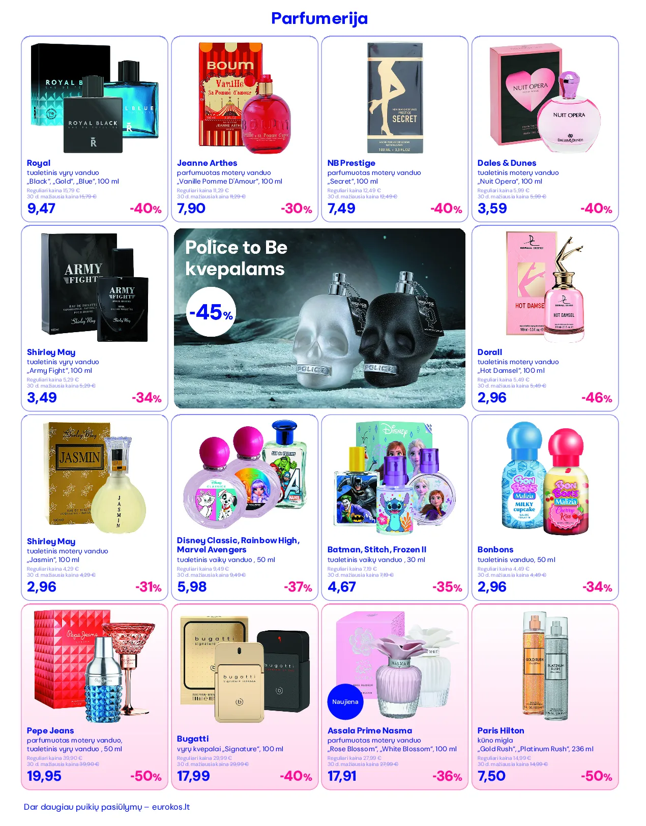 Eurokos akcijos šią savaitę. Galioja nuo 2026-03-30 iki 2026-04-29 – 2 psl.