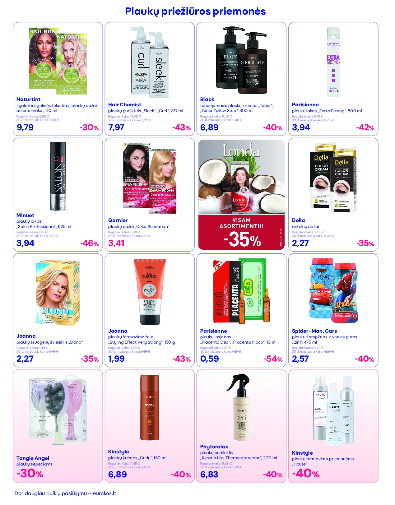 Eurokos akcijos šią savaitę. Galioja nuo 2026-03-30 iki 2026-04-29 – 6 psl.
