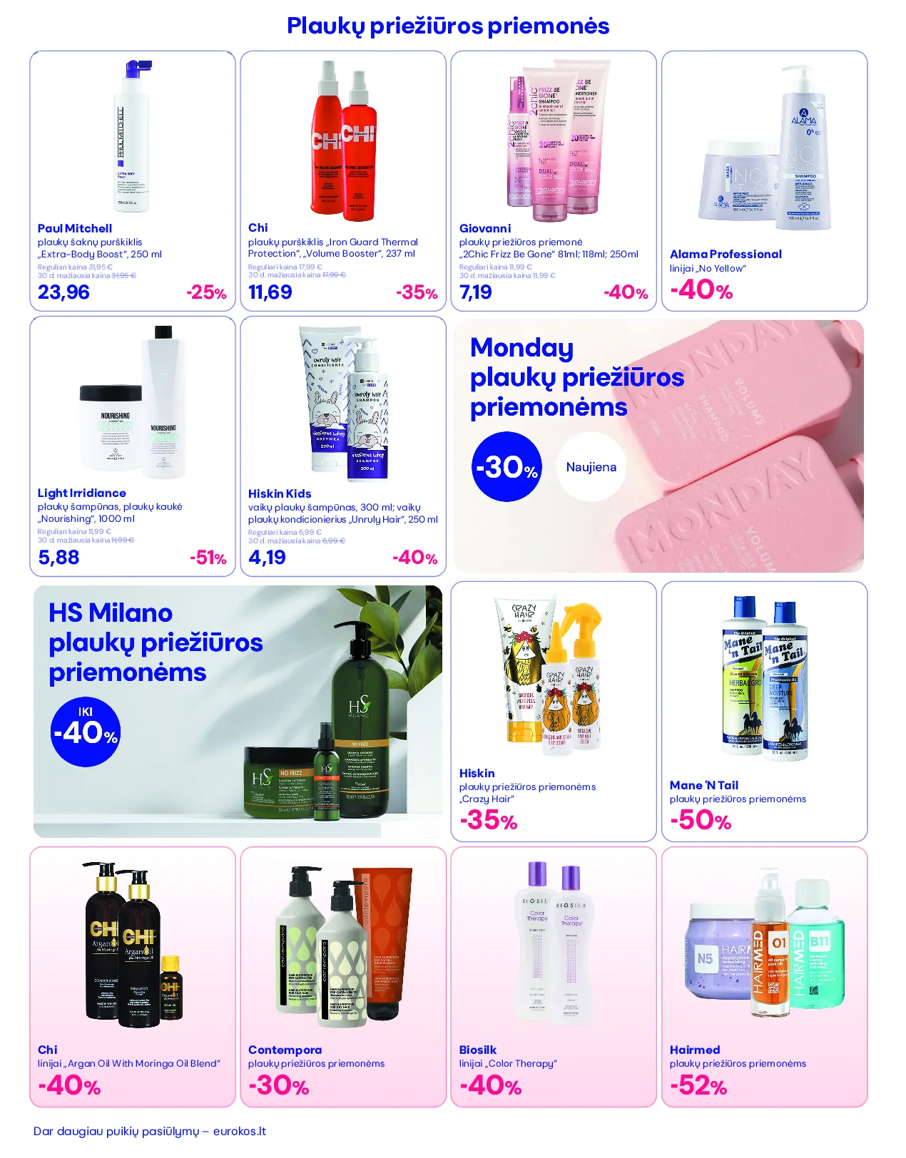 Eurokos akcijos šią savaitę. Galioja nuo 2026-03-30 iki 2026-04-29 – 8 psl.