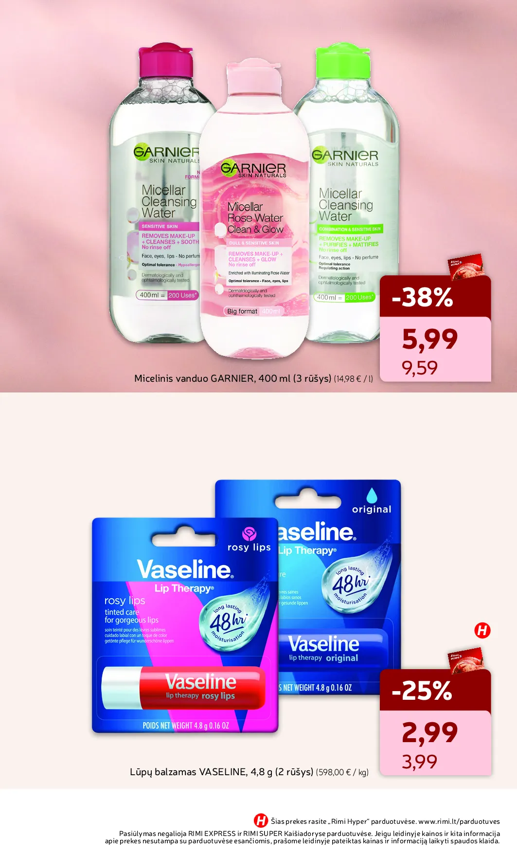 Rimi grožio prekių katalogas – 3 psl.