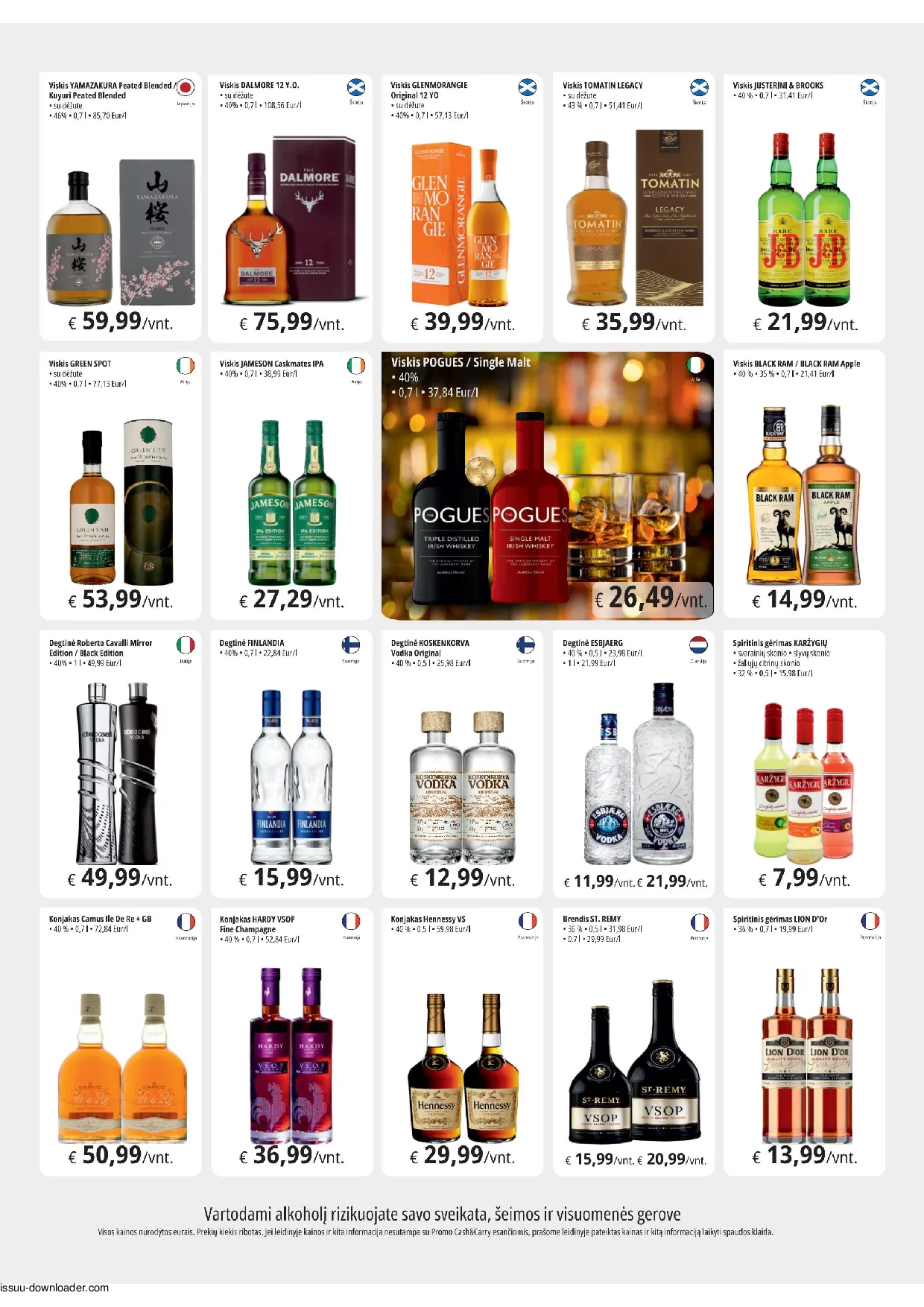 Promo gėrimų leidinys – 1 psl.