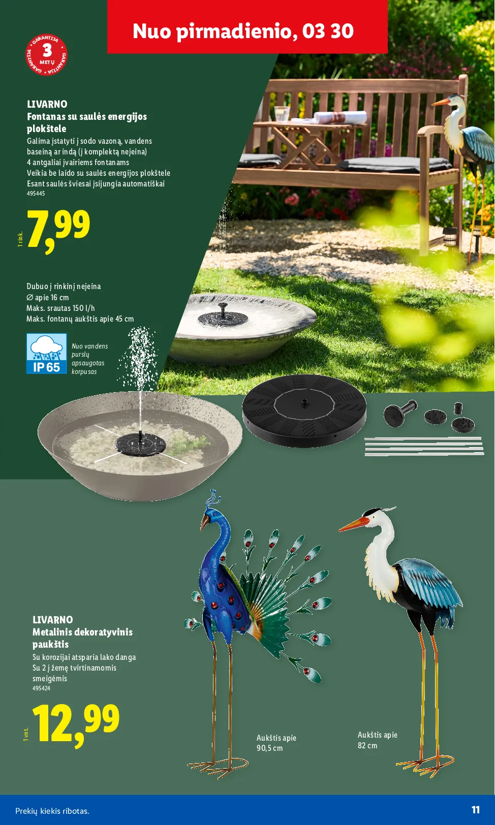 Lidl akcijos šią savaitę. Galioja nuo 2026-03-30 iki 2026-04-19 – 11 psl.