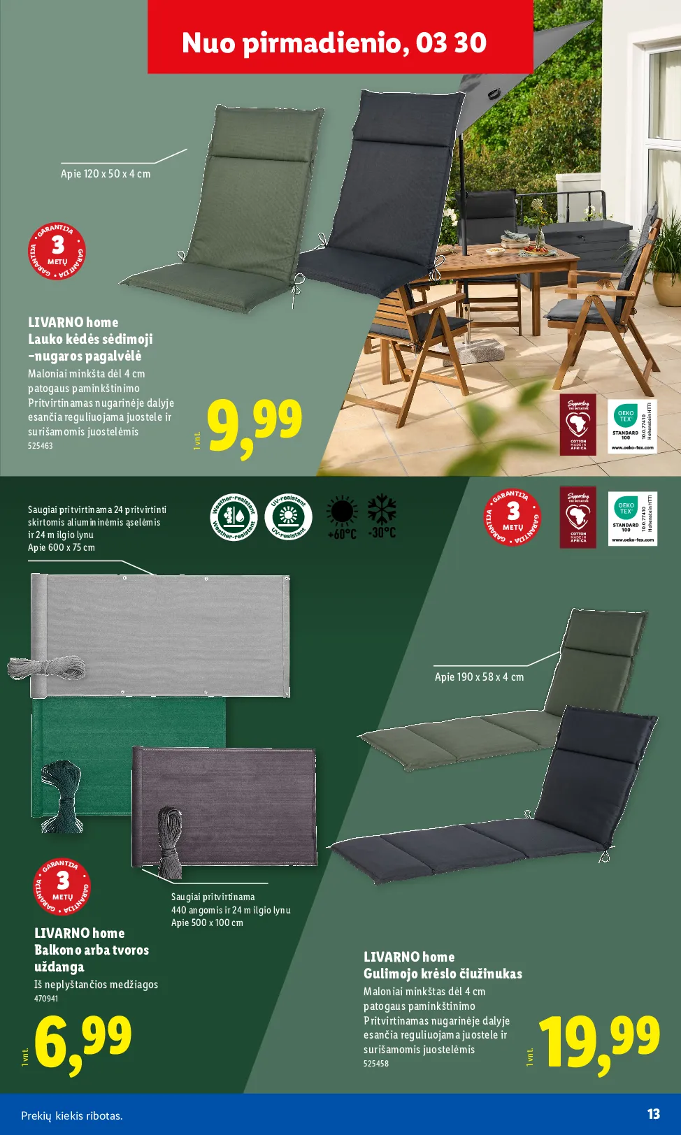 Lidl akcijos šią savaitę. Galioja nuo 2026-03-30 iki 2026-04-19 – 13 psl.