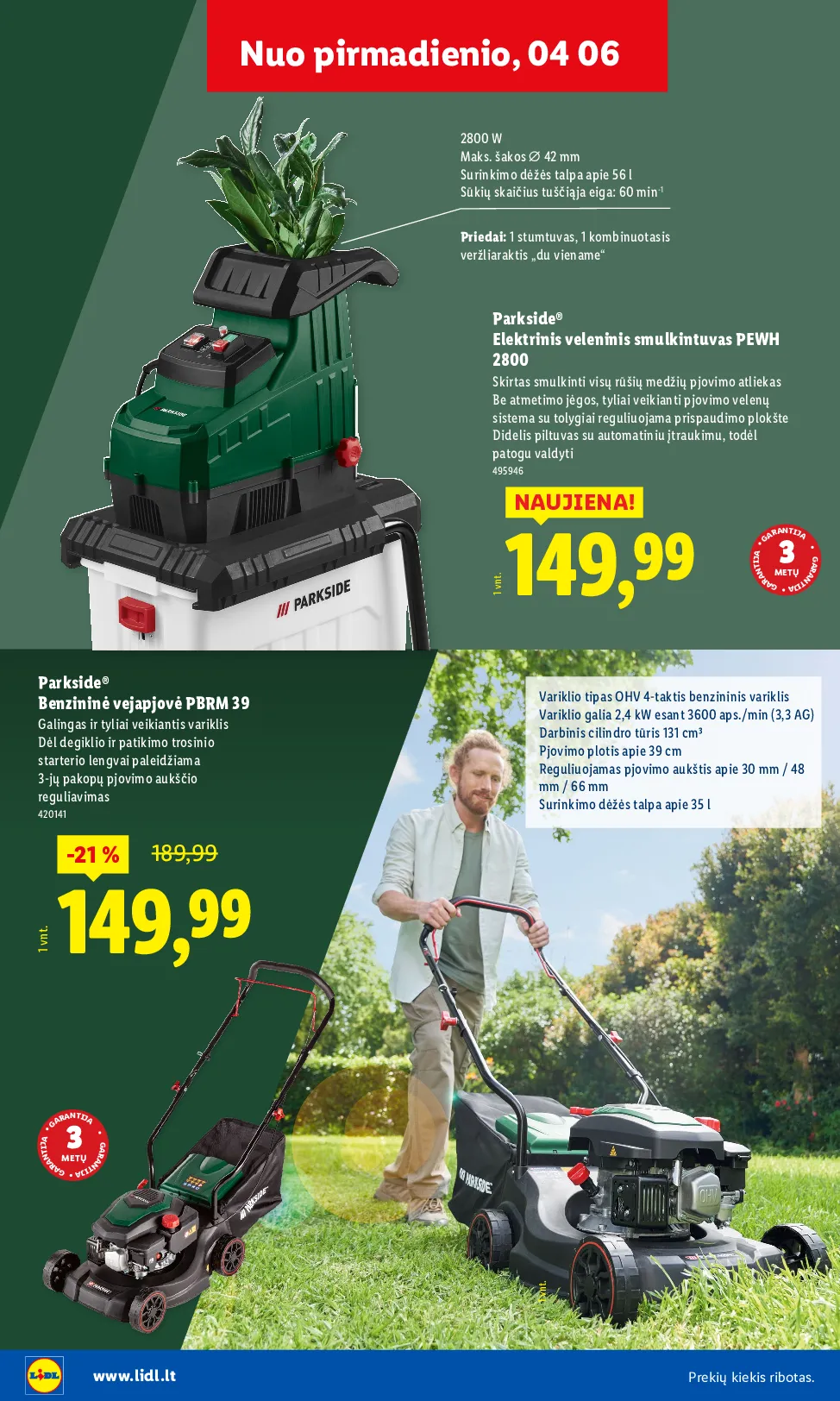 Lidl akcijos šią savaitę. Galioja nuo 2026-03-30 iki 2026-04-19 – 16 psl.