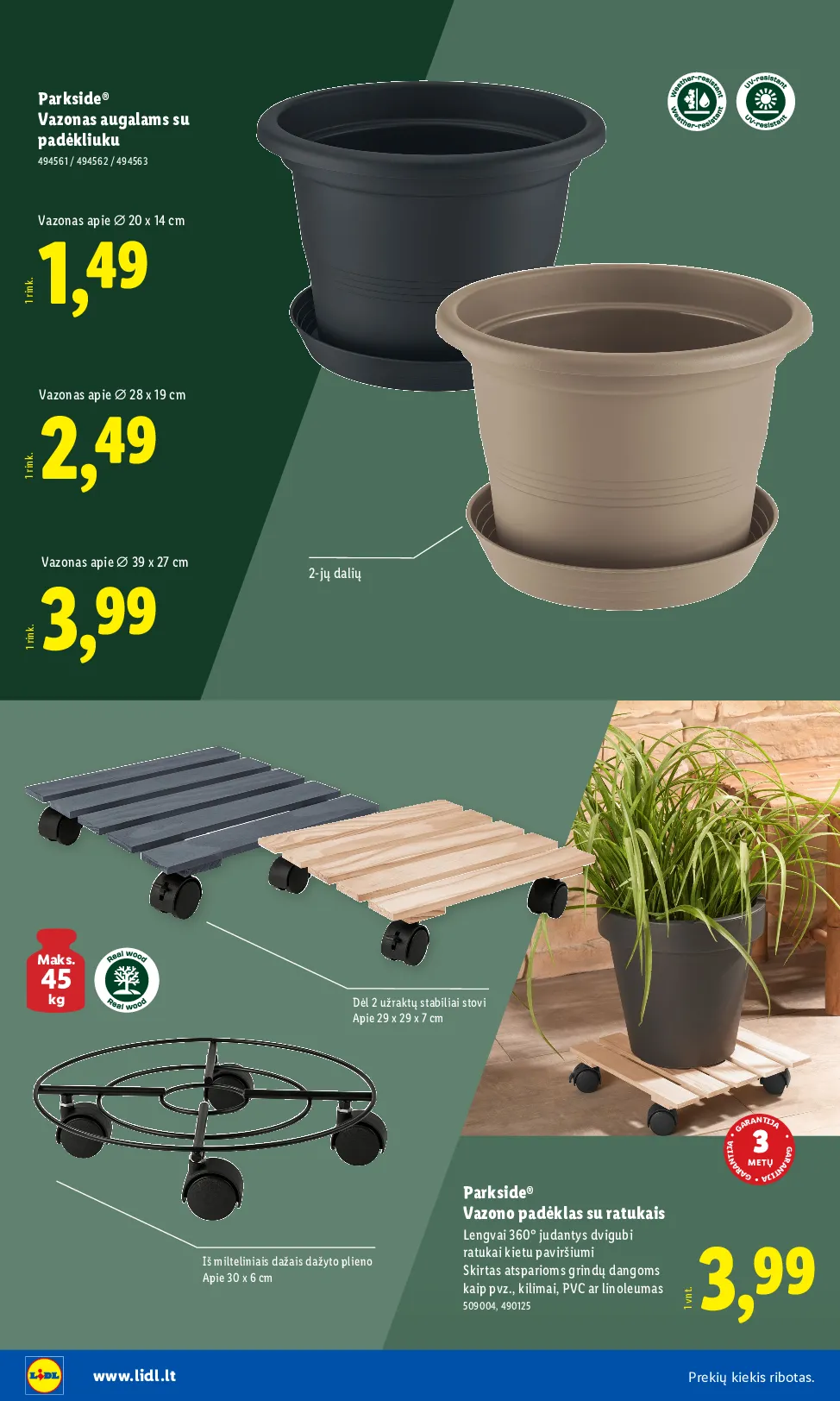 Lidl akcijos šią savaitę. Galioja nuo 2026-03-30 iki 2026-04-19 – 20 psl.