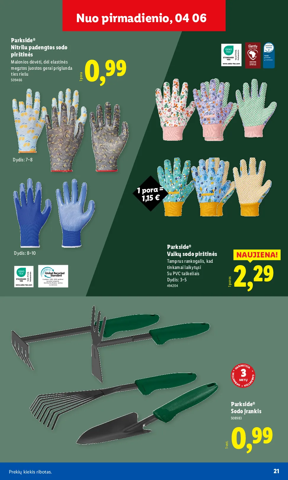 Lidl akcijos šią savaitę. Galioja nuo 2026-03-30 iki 2026-04-19 – 21 psl.