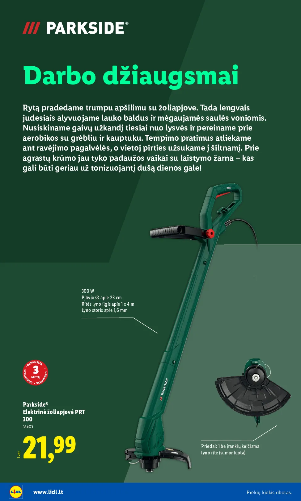 Lidl akcijos šią savaitę. Galioja nuo 2026-03-30 iki 2026-04-19 – 24 psl.