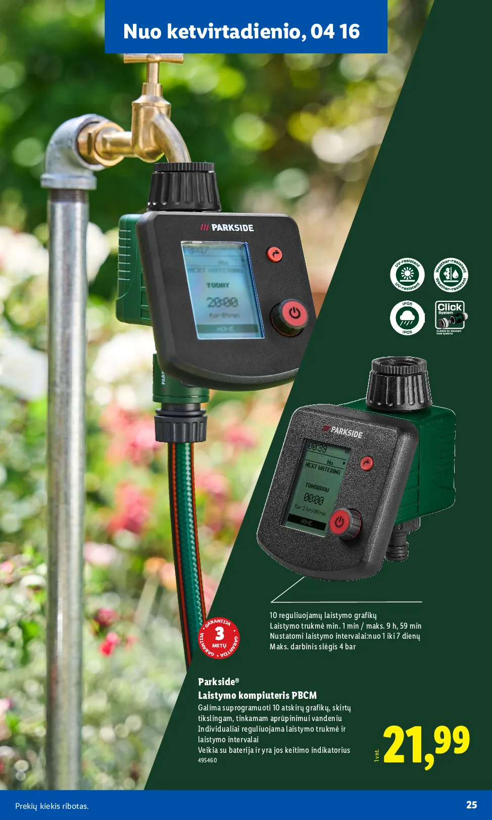 Lidl akcijos šią savaitę. Galioja nuo 2026-03-30 iki 2026-04-19 – 25 psl.