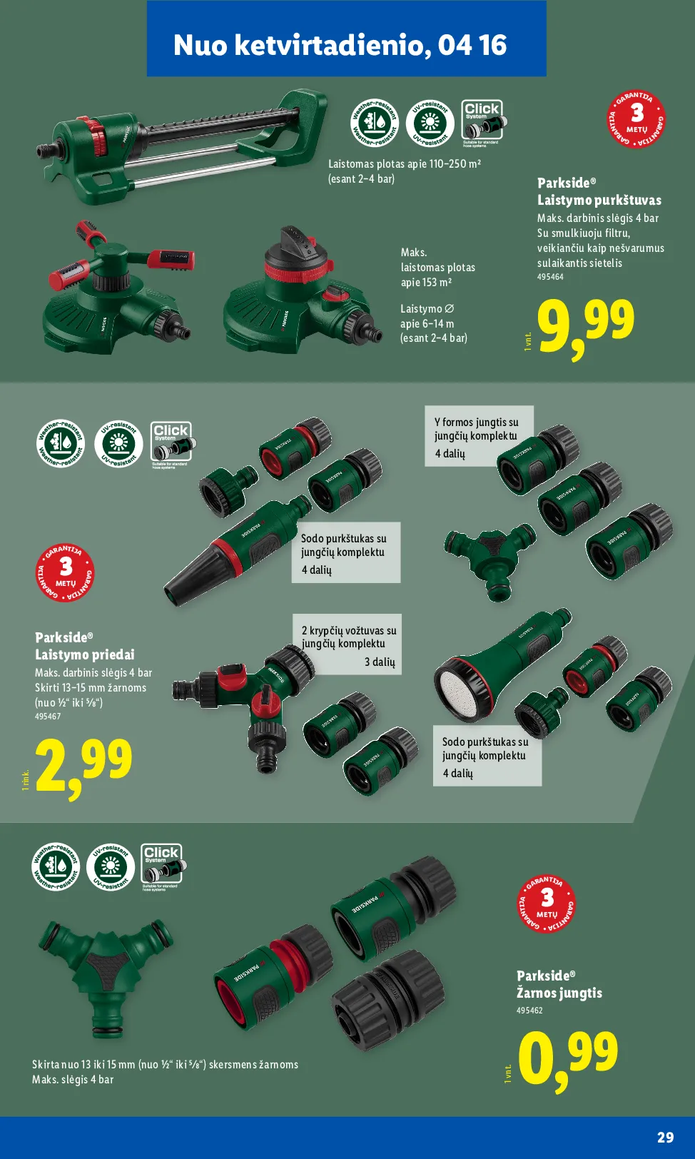 Lidl akcijos šią savaitę. Galioja nuo 2026-03-30 iki 2026-04-19 – 29 psl.