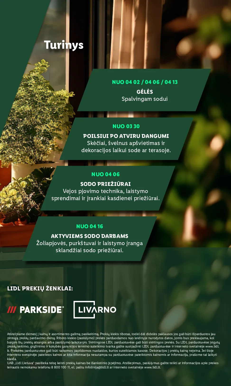 Lidl akcijos šią savaitę. Galioja nuo 2026-03-30 iki 2026-04-19 – 3 psl.