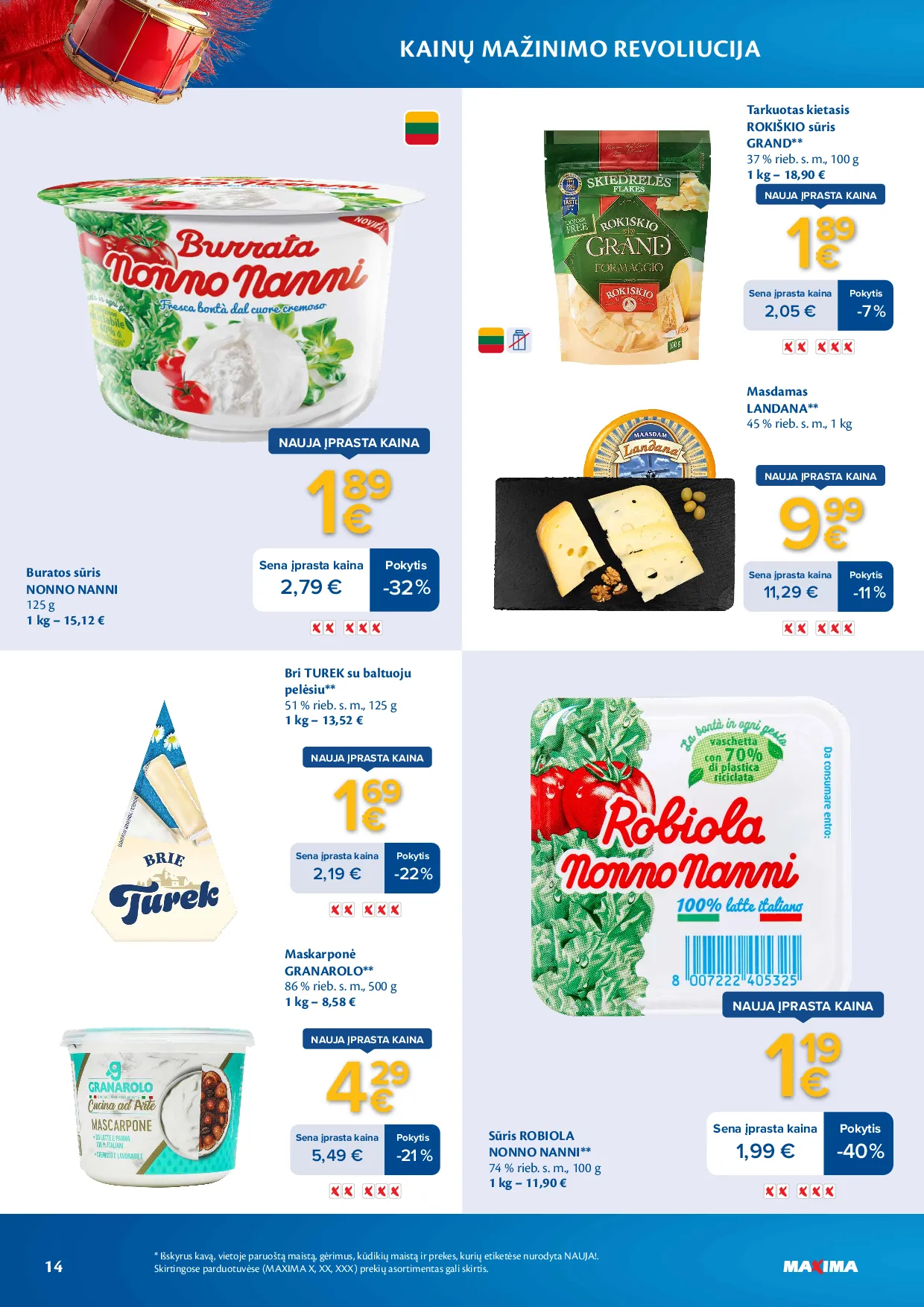 Maxima kainų mažinimo revoliucija – 14 psl.