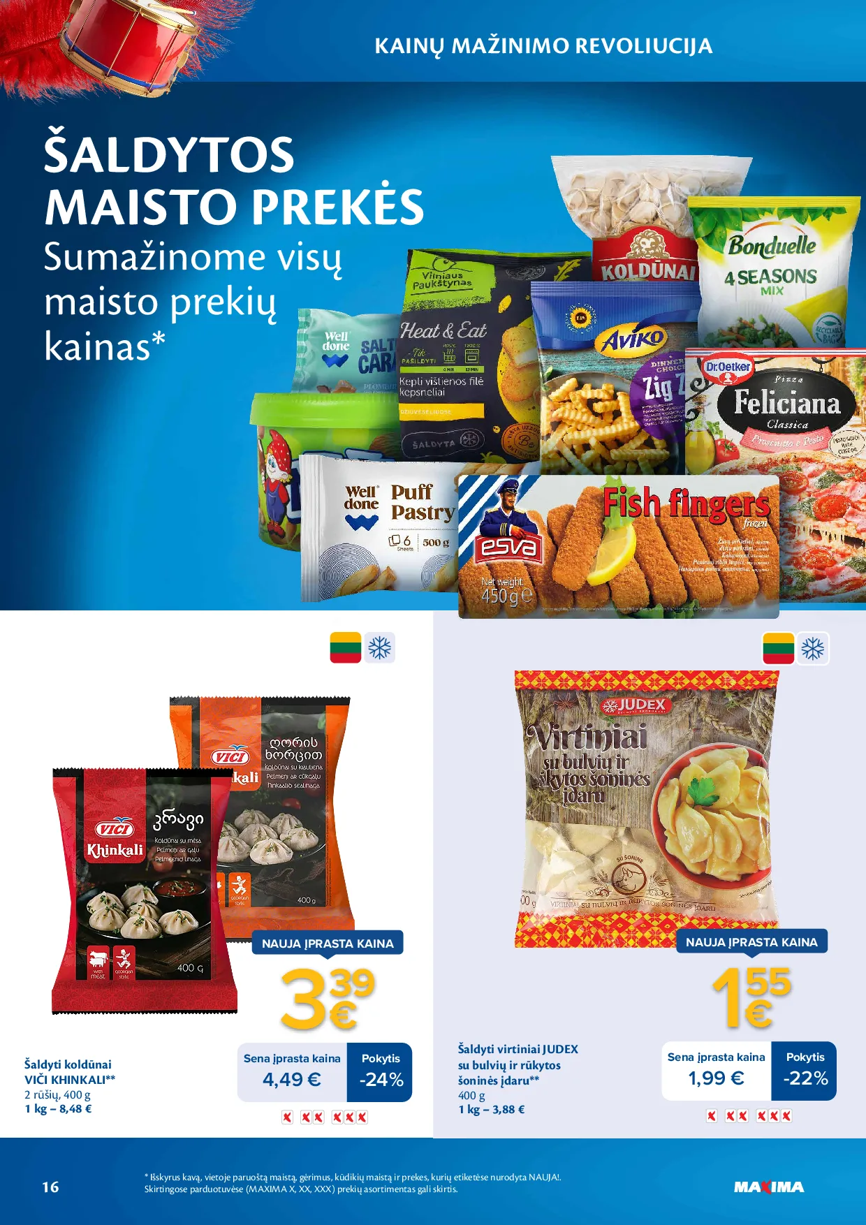 Maxima kainų mažinimo revoliucija – 16 psl.