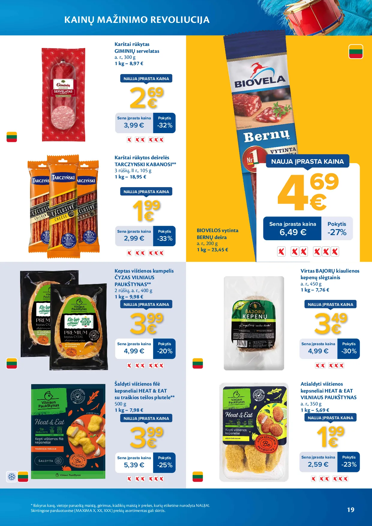 Maxima kainų mažinimo revoliucija – 19 psl.