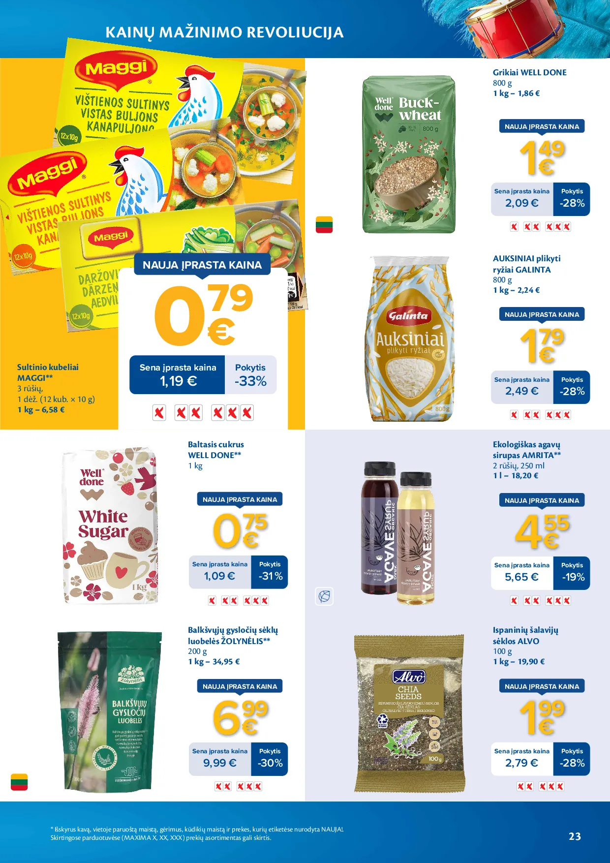 Maxima kainų mažinimo revoliucija – 23 psl.