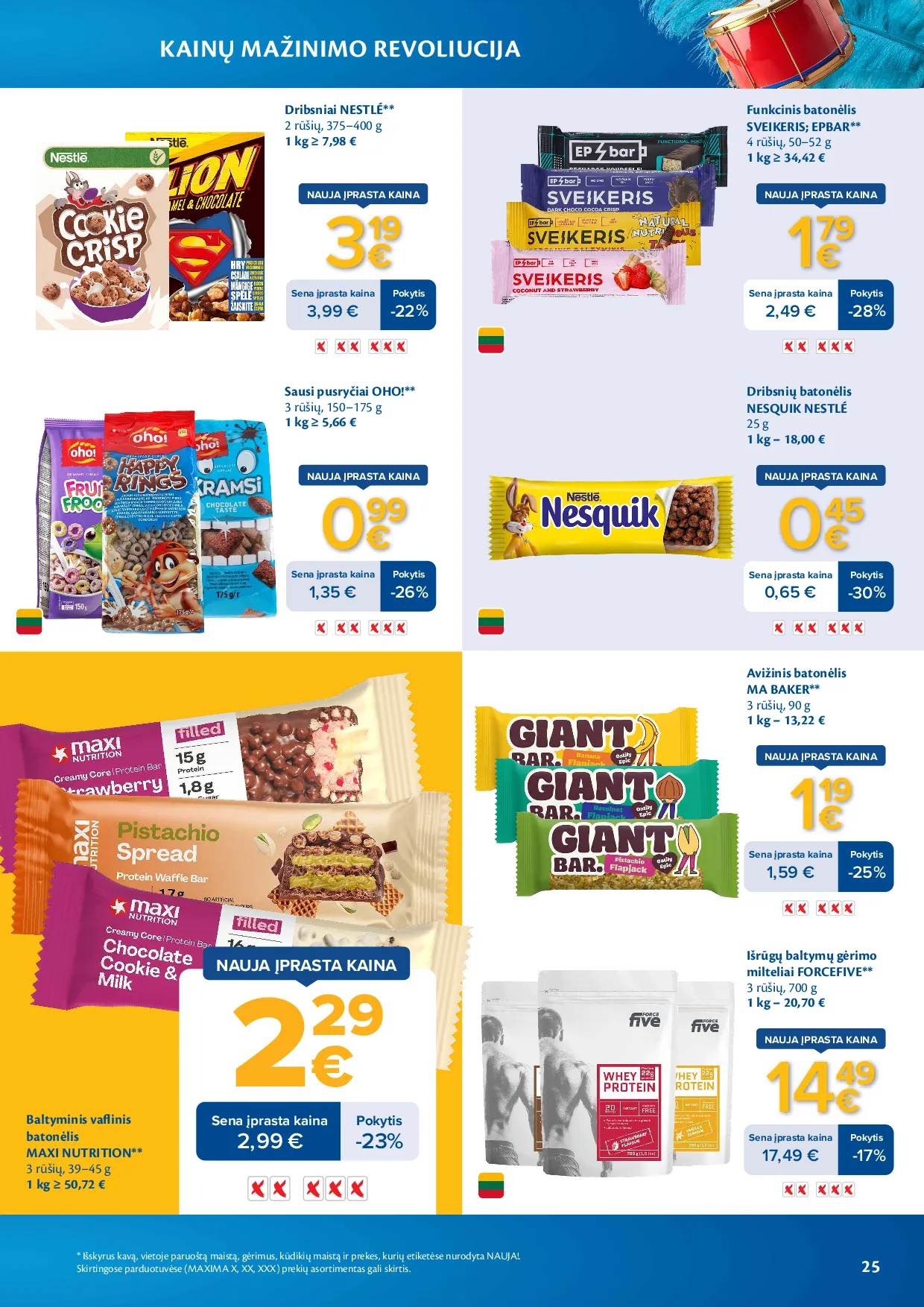 Maxima kainų mažinimo revoliucija – 25 psl.