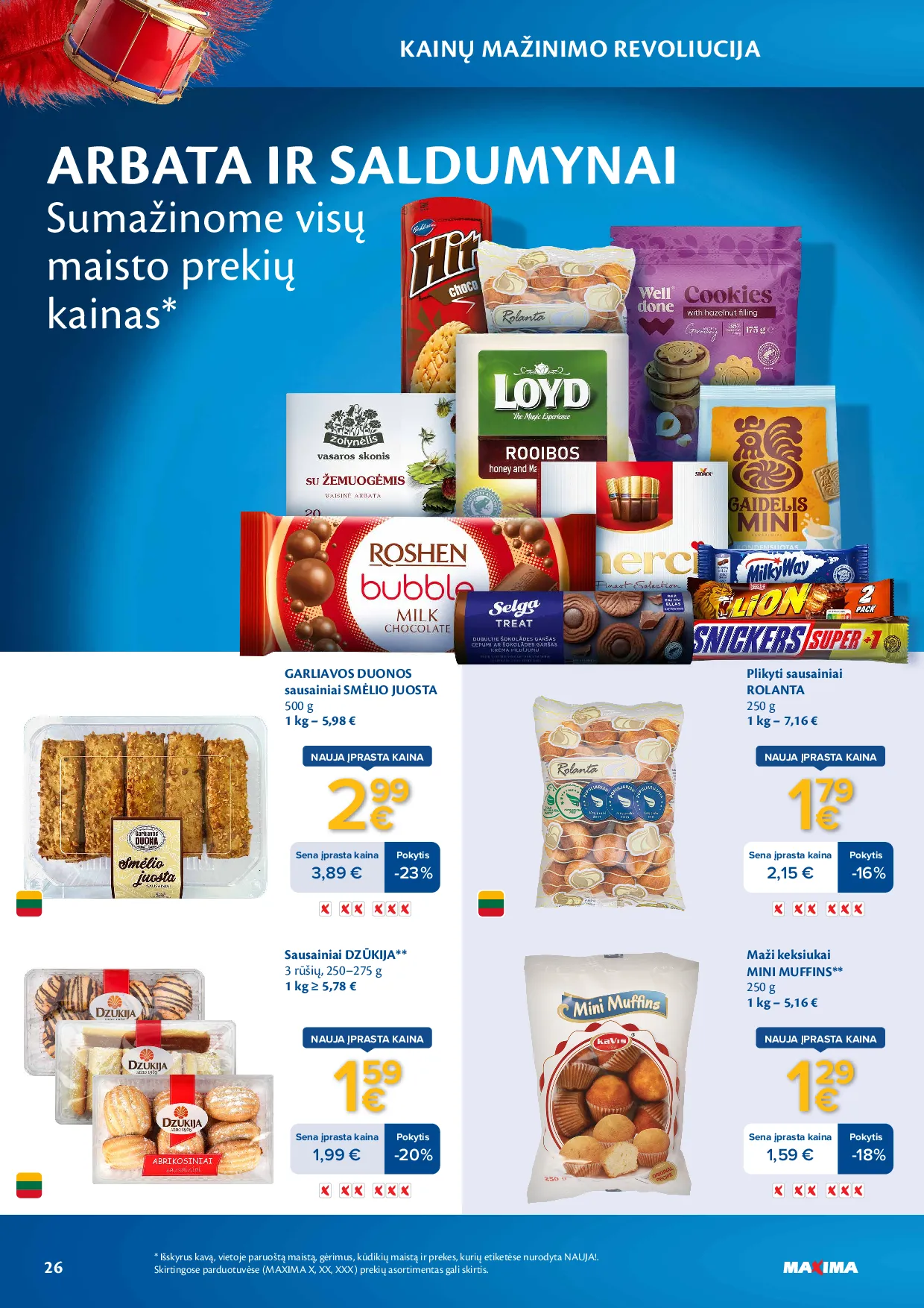 Maxima kainų mažinimo revoliucija – 26 psl.