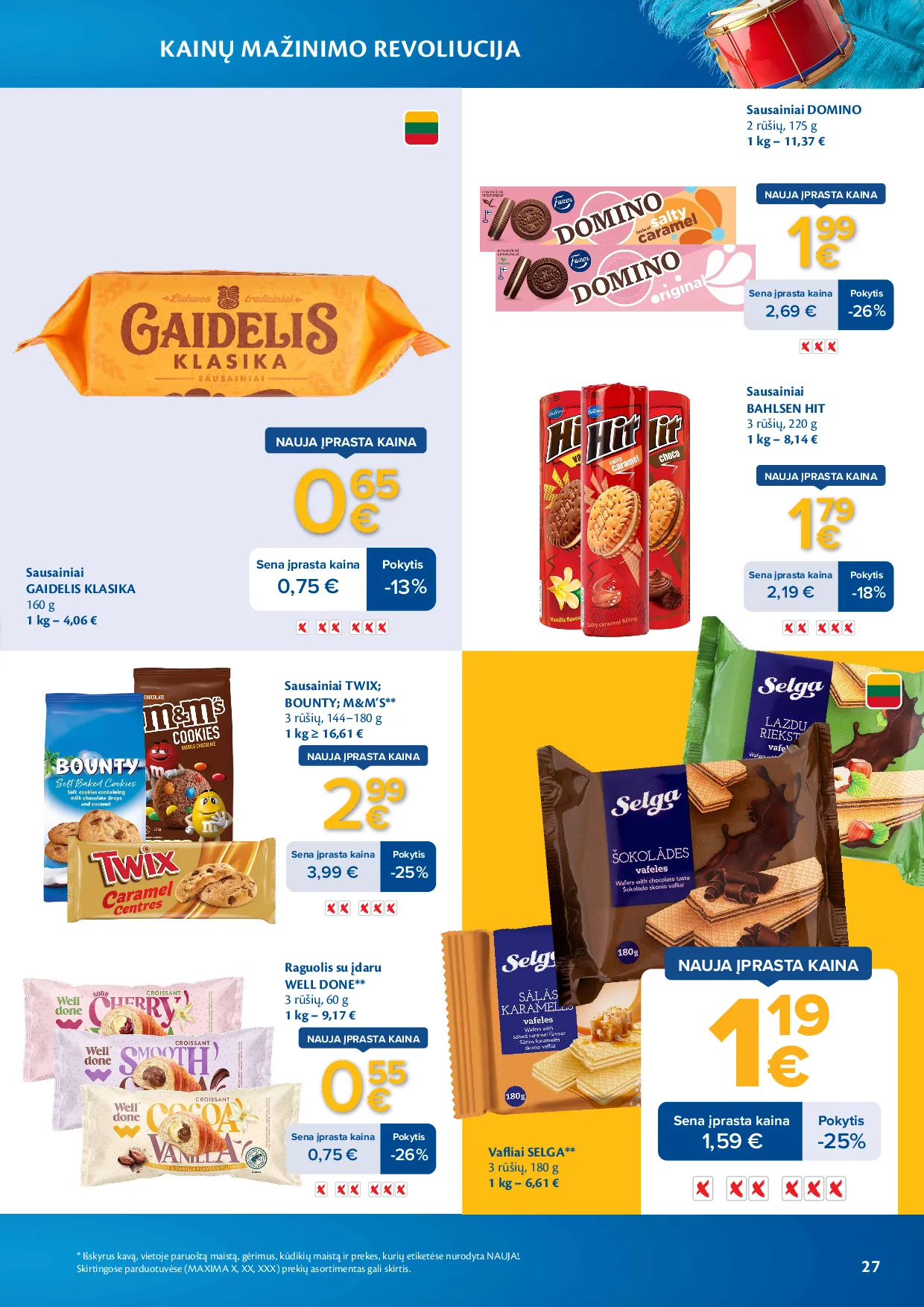 Maxima kainų mažinimo revoliucija – 27 psl.