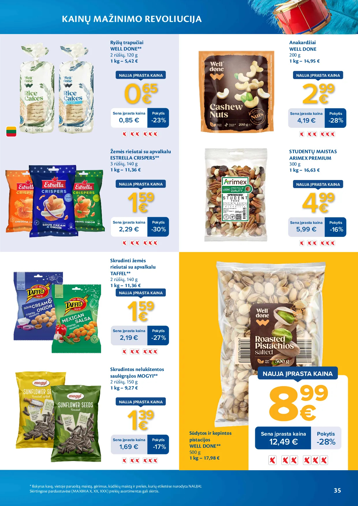 Maxima kainų mažinimo revoliucija – 35 psl.