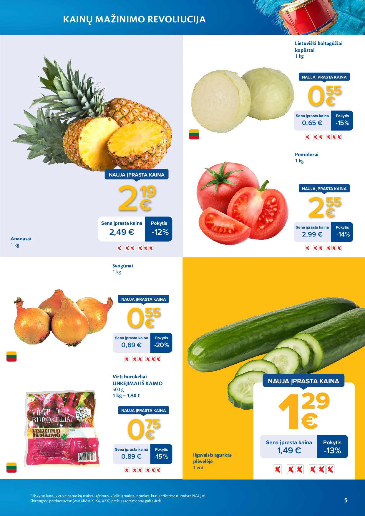 Maxima kainų mažinimo revoliucija – 5 psl.