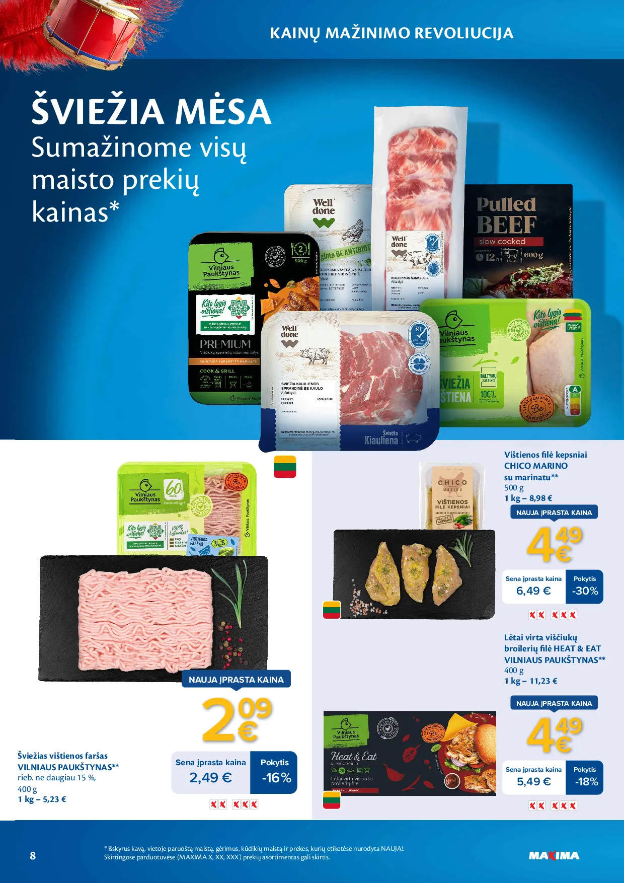 Maxima kainų mažinimo revoliucija – 8 psl.