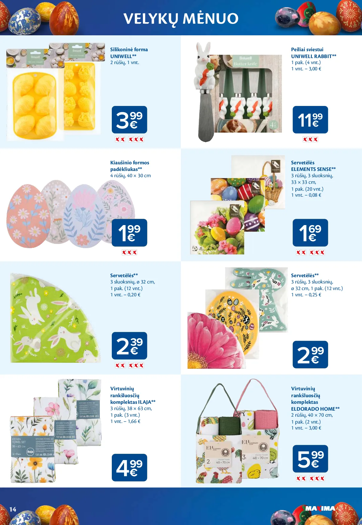 Maxima Velykų mėnuo – 14 psl.