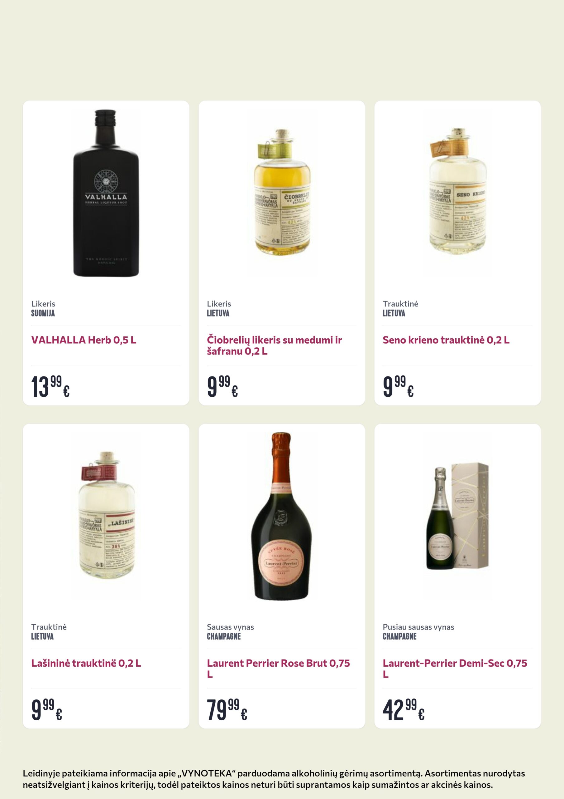 Vynoteka leidinys (gėrimų) – 12 psl.