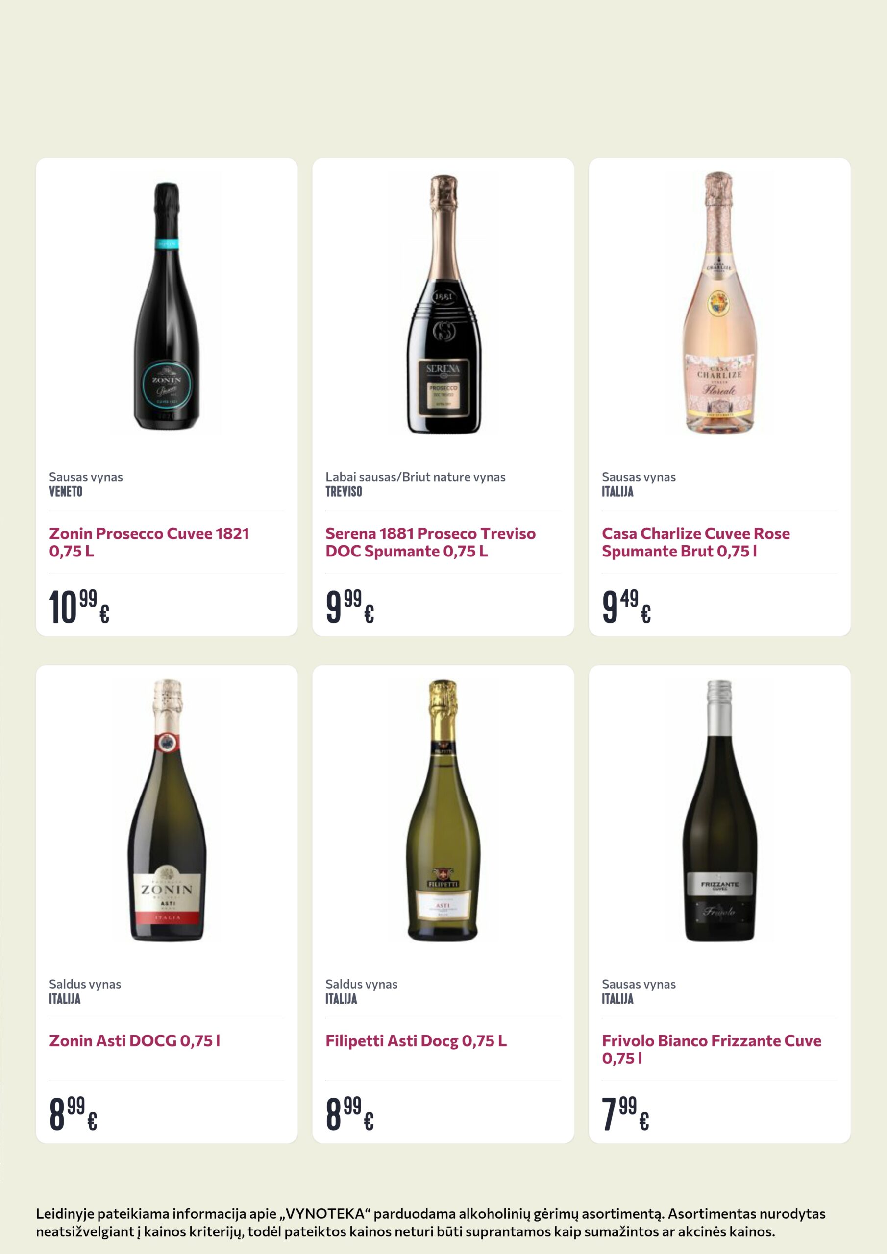 Vynoteka leidinys (gėrimų) – 10 psl.