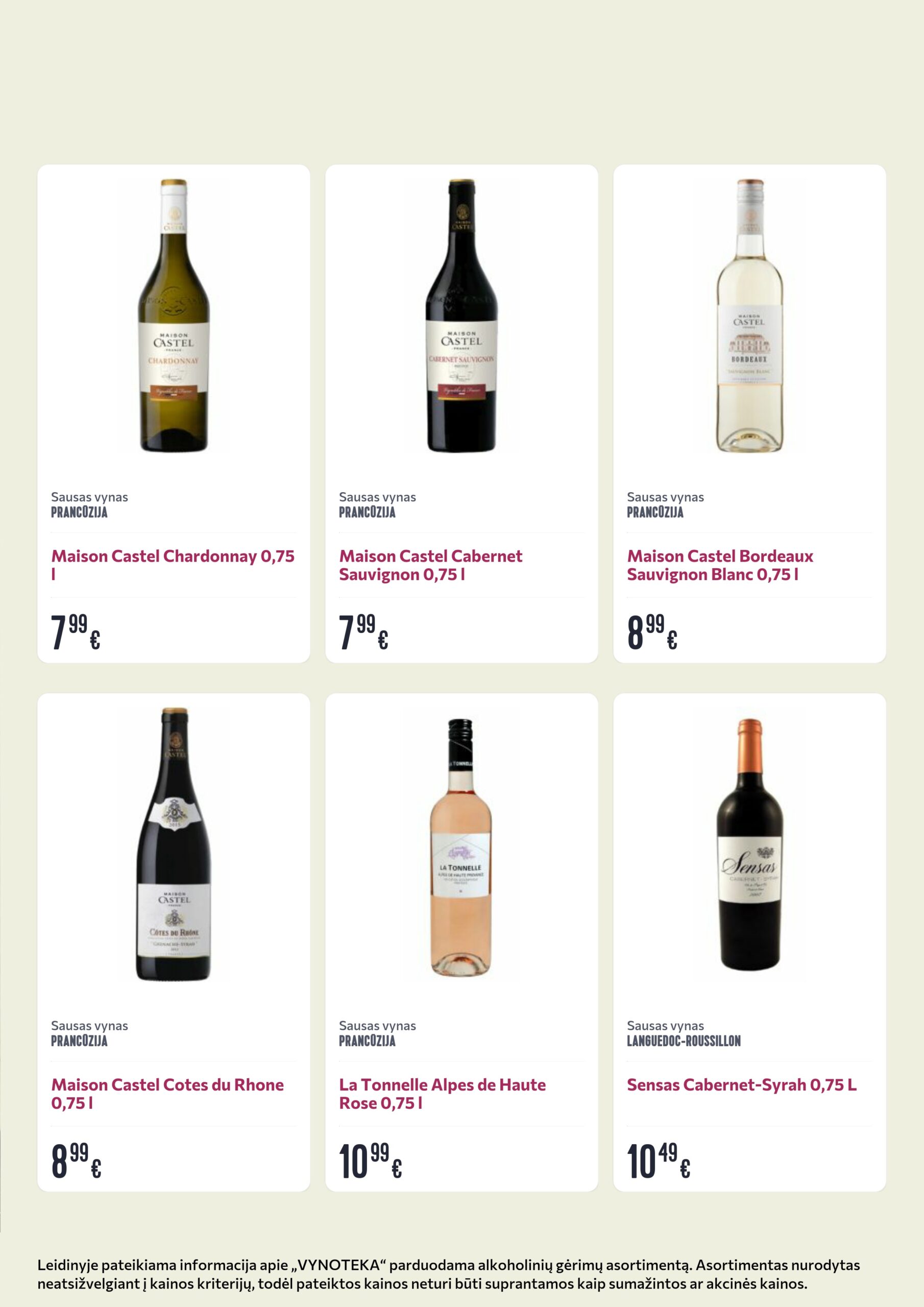 Vynoteka leidinys (gėrimų) – 9 psl.