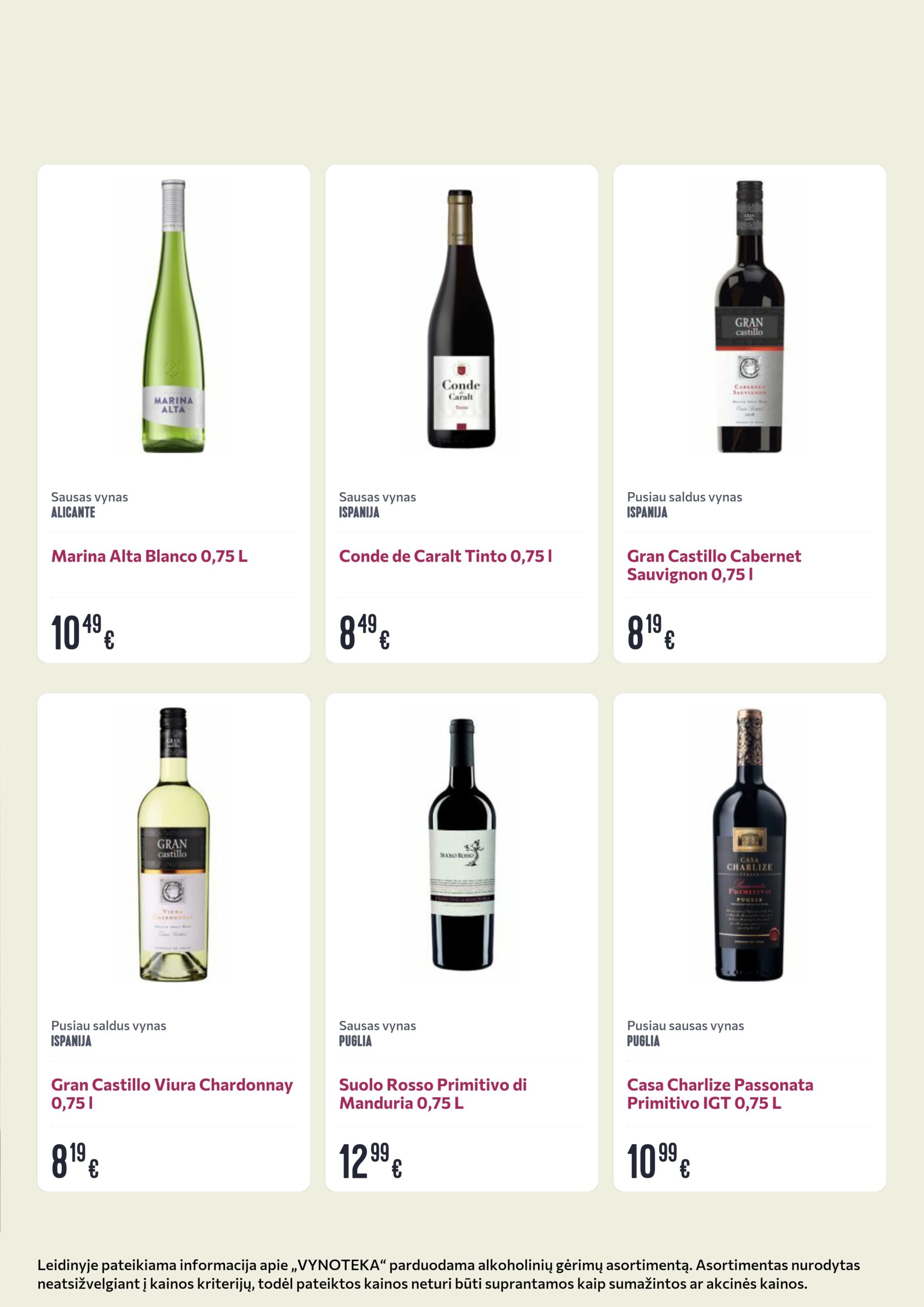 Vynoteka leidinys (gėrimų) – 8 psl.