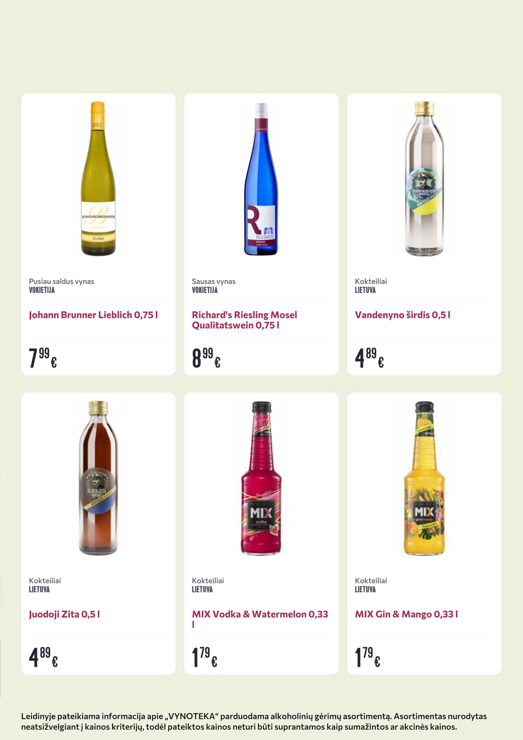 Vynoteka leidinys (gėrimų) – 4 psl.