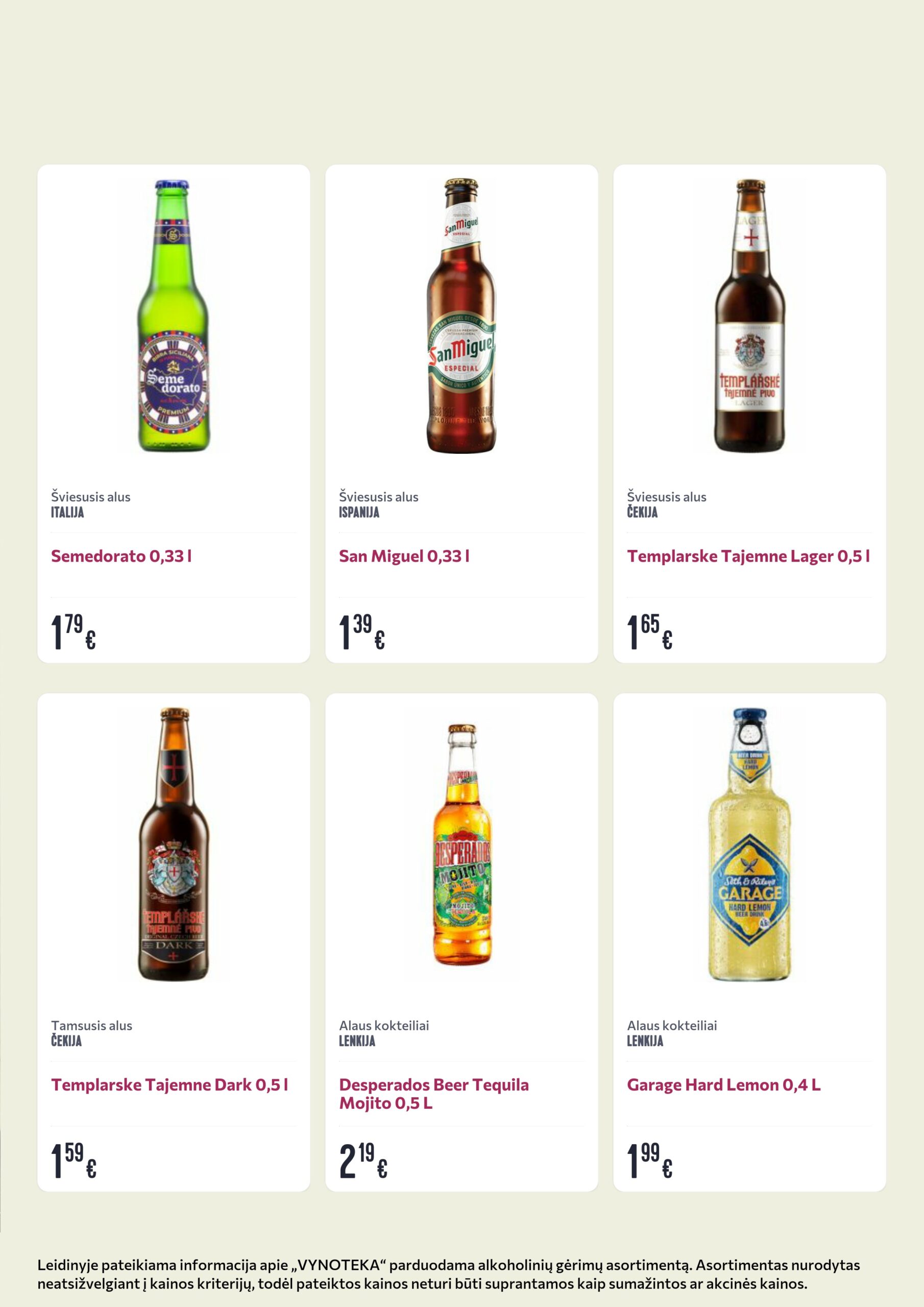 Vynoteka leidinys (gėrimų) – 2 psl.
