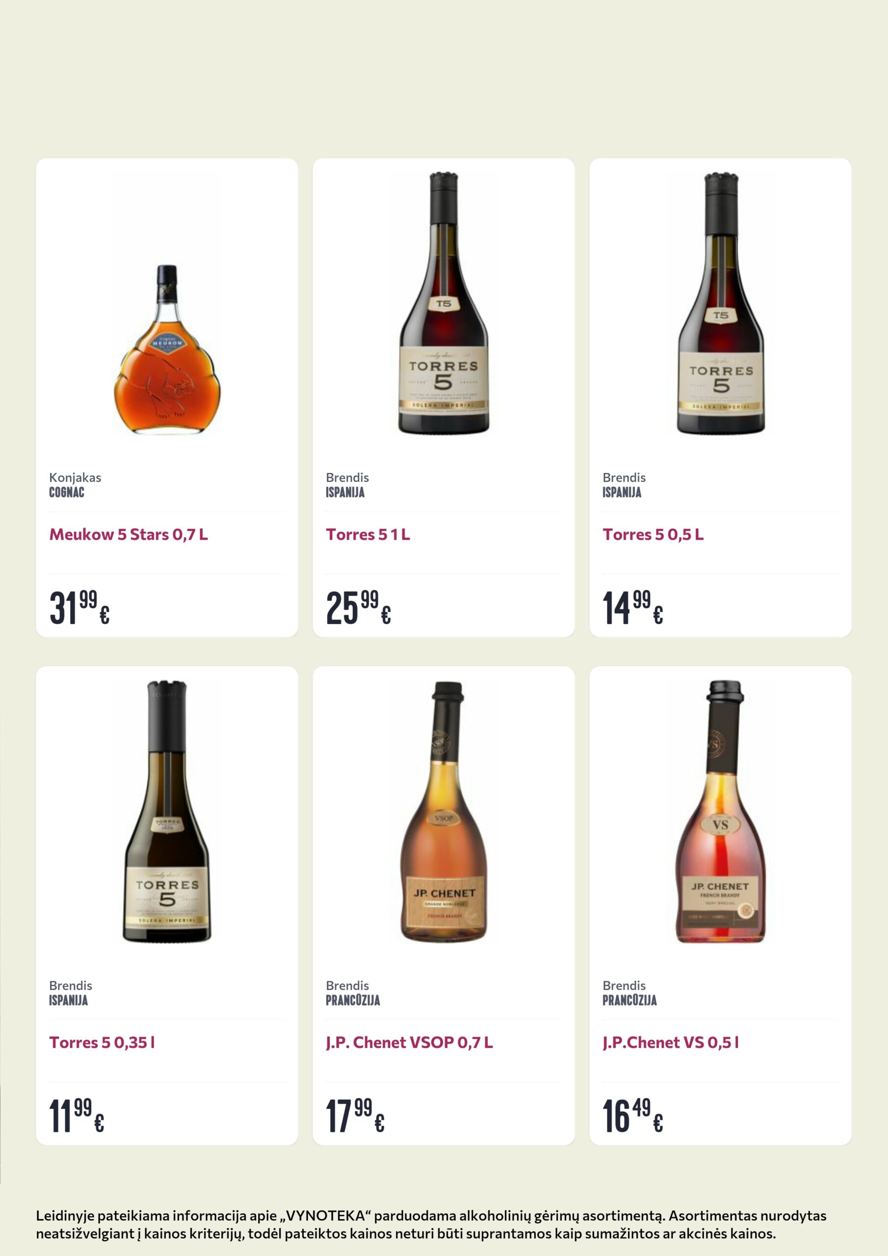 Vynoteka leidinys (gėrimų) – 16 psl.