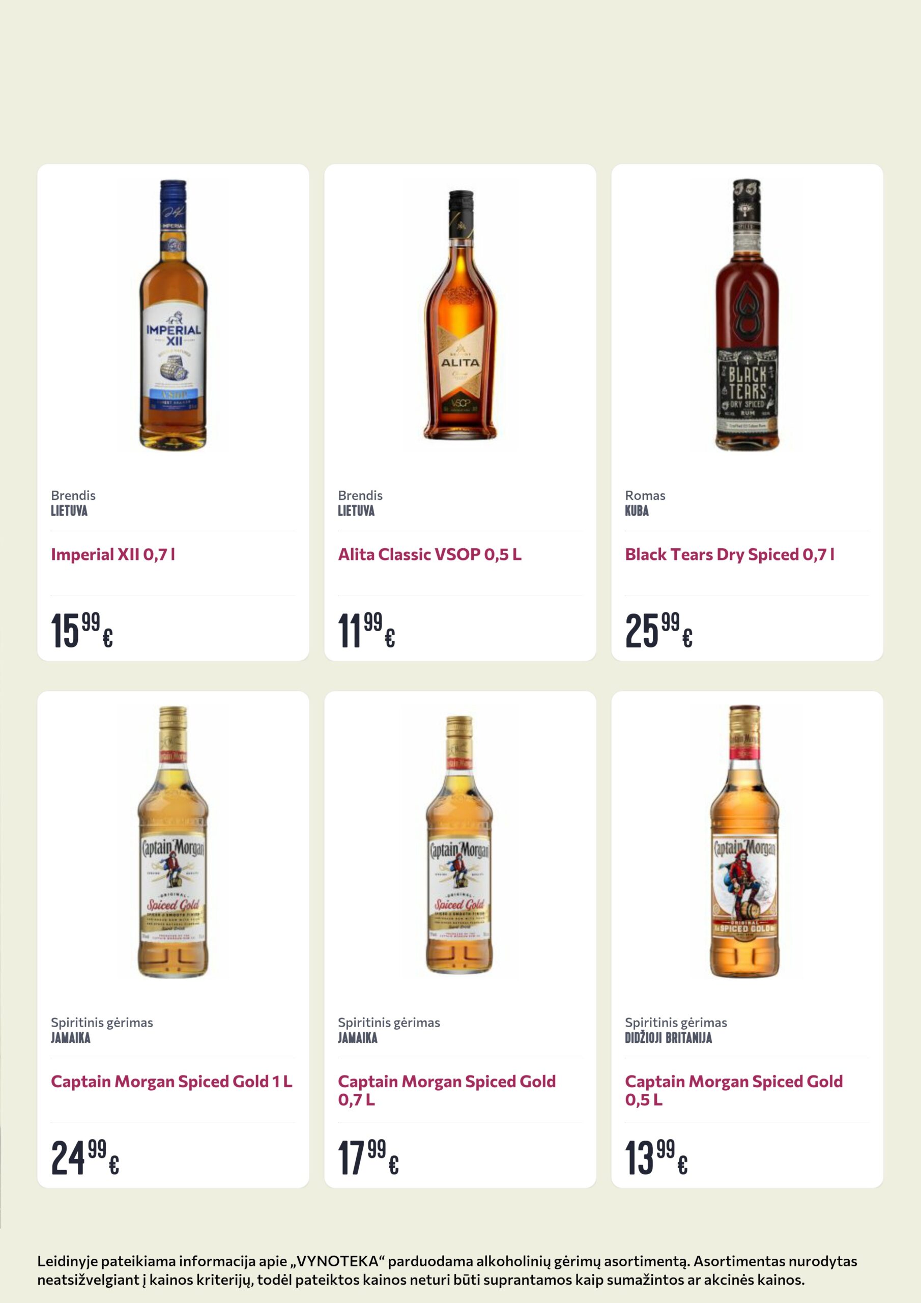 Vynoteka leidinys (gėrimų) – 15 psl.