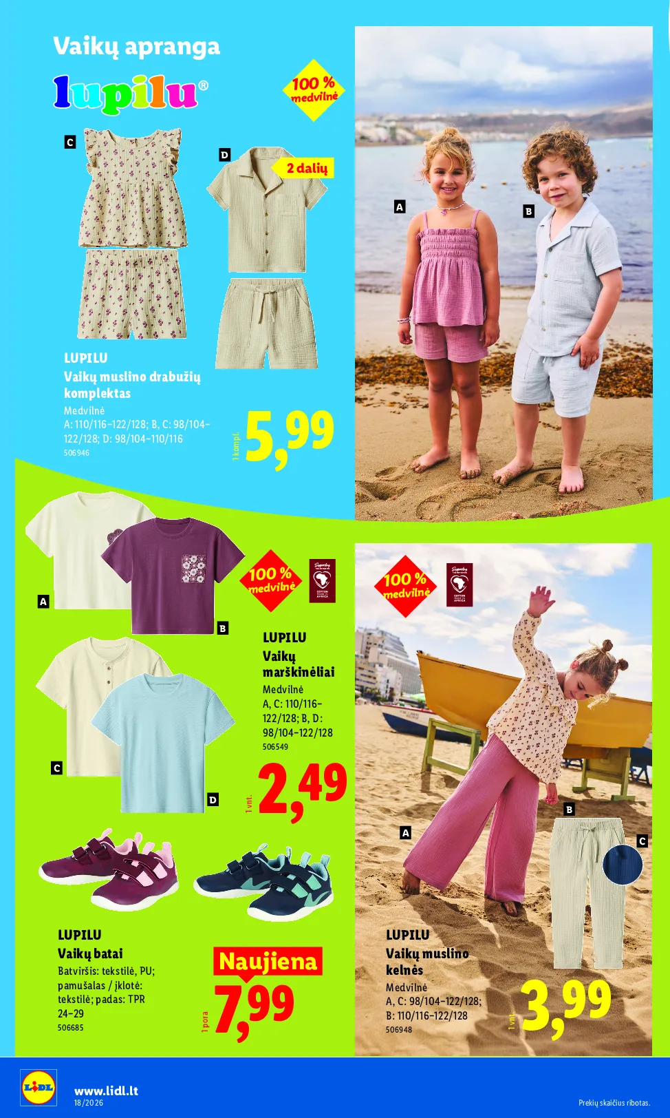 Lidl akcijos šią savaitę. Galioja nuo 2026-04-27 iki 2026-05-03 – 12 psl.